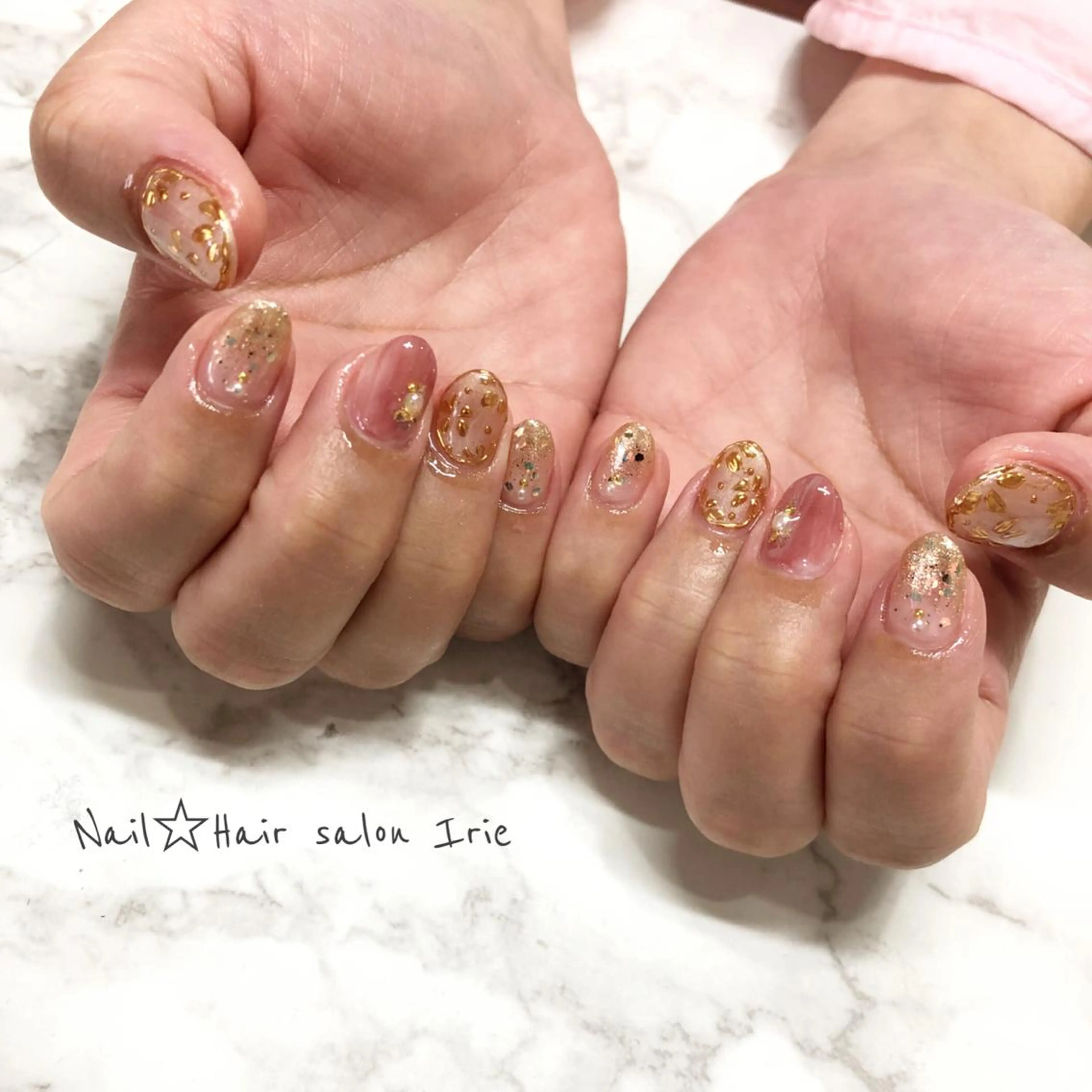 ネイル ハンドネイル Hair salon Irie所属・與儀 知佳のネイルデザイン