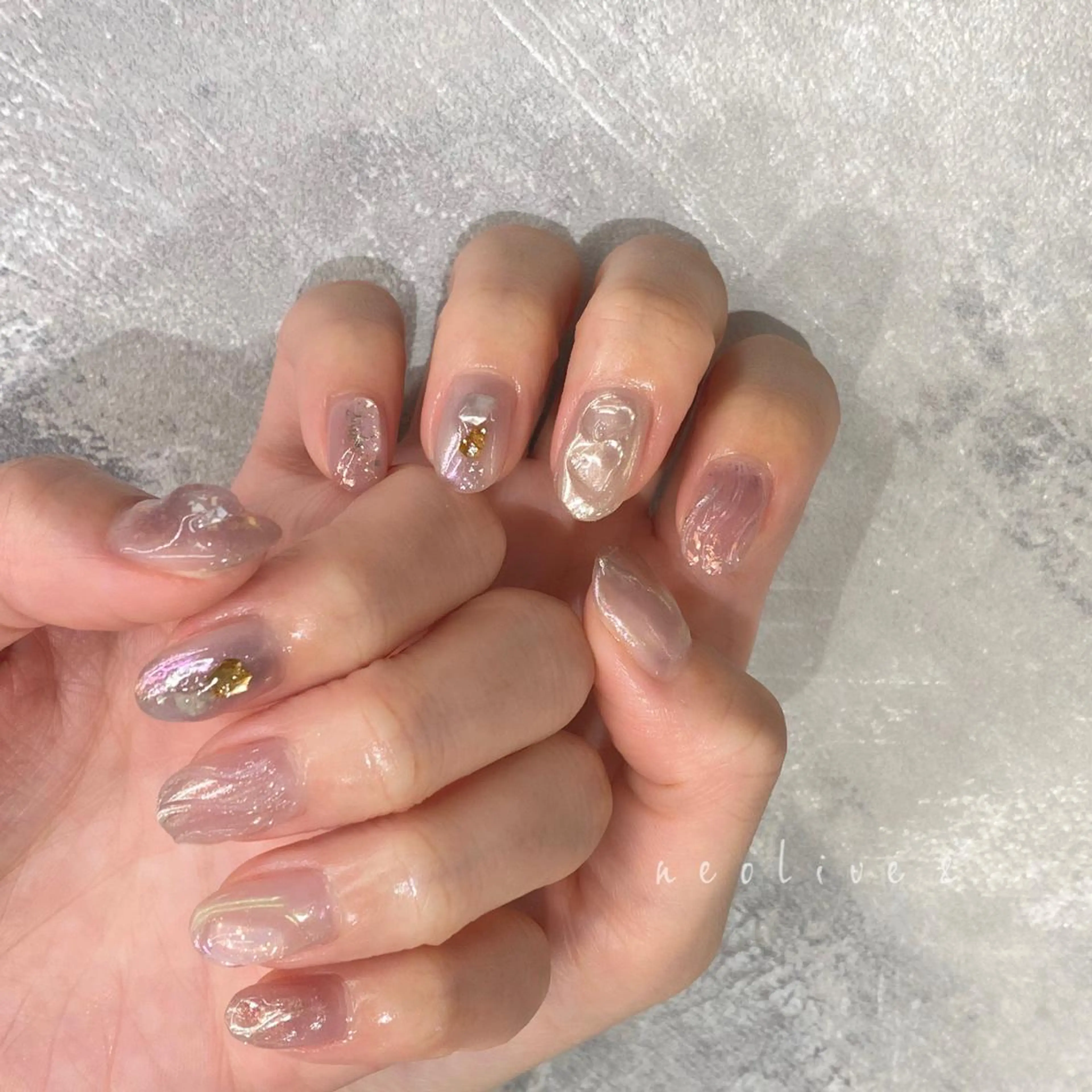 ネイル ハンドネイル Yuriko Omi パラジェル/渋谷のネイルデザイン