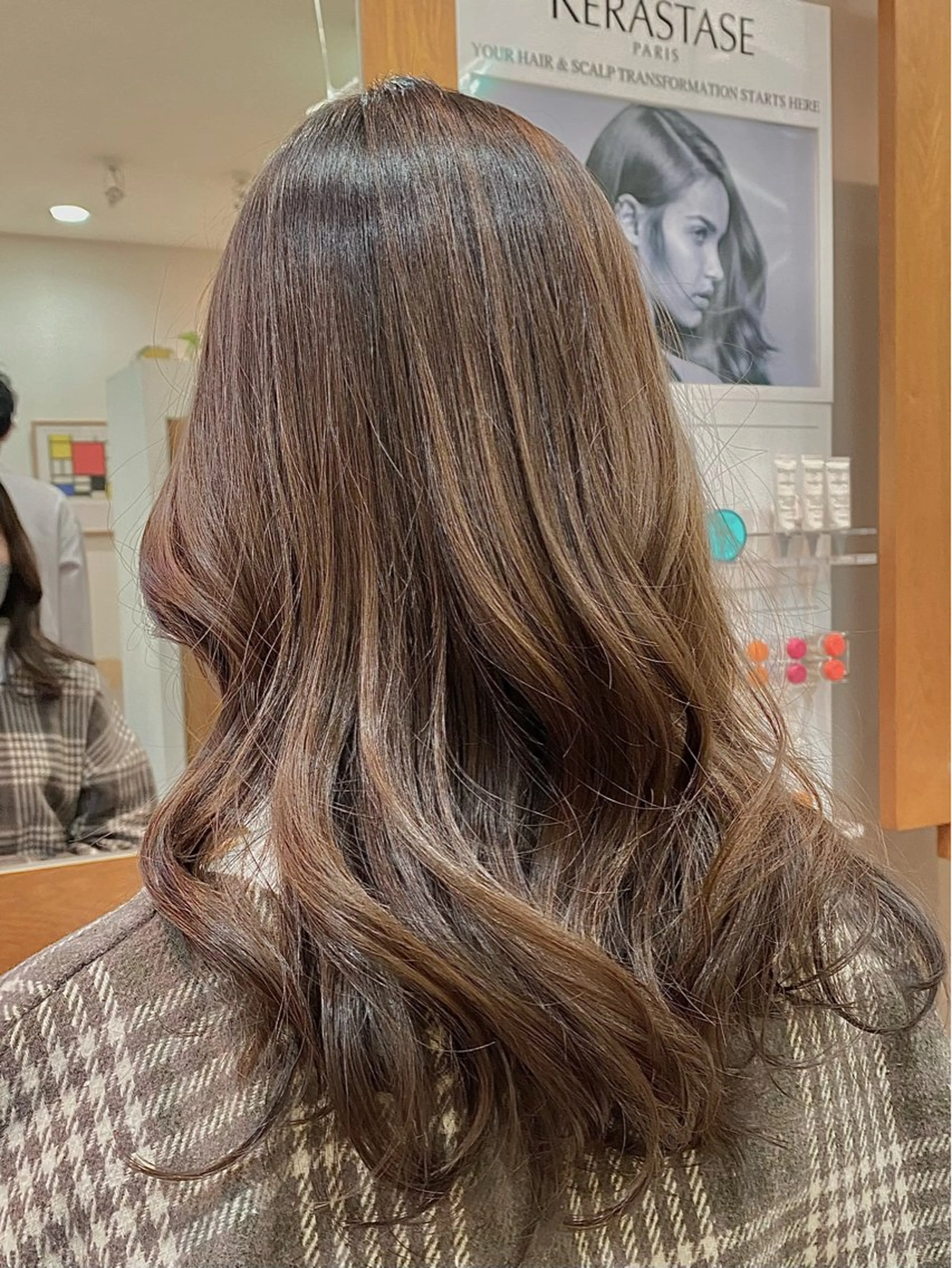 ロング カラー ベージュカラー レイヤーカット ショート ボブ横山真樹のヘアスタイル