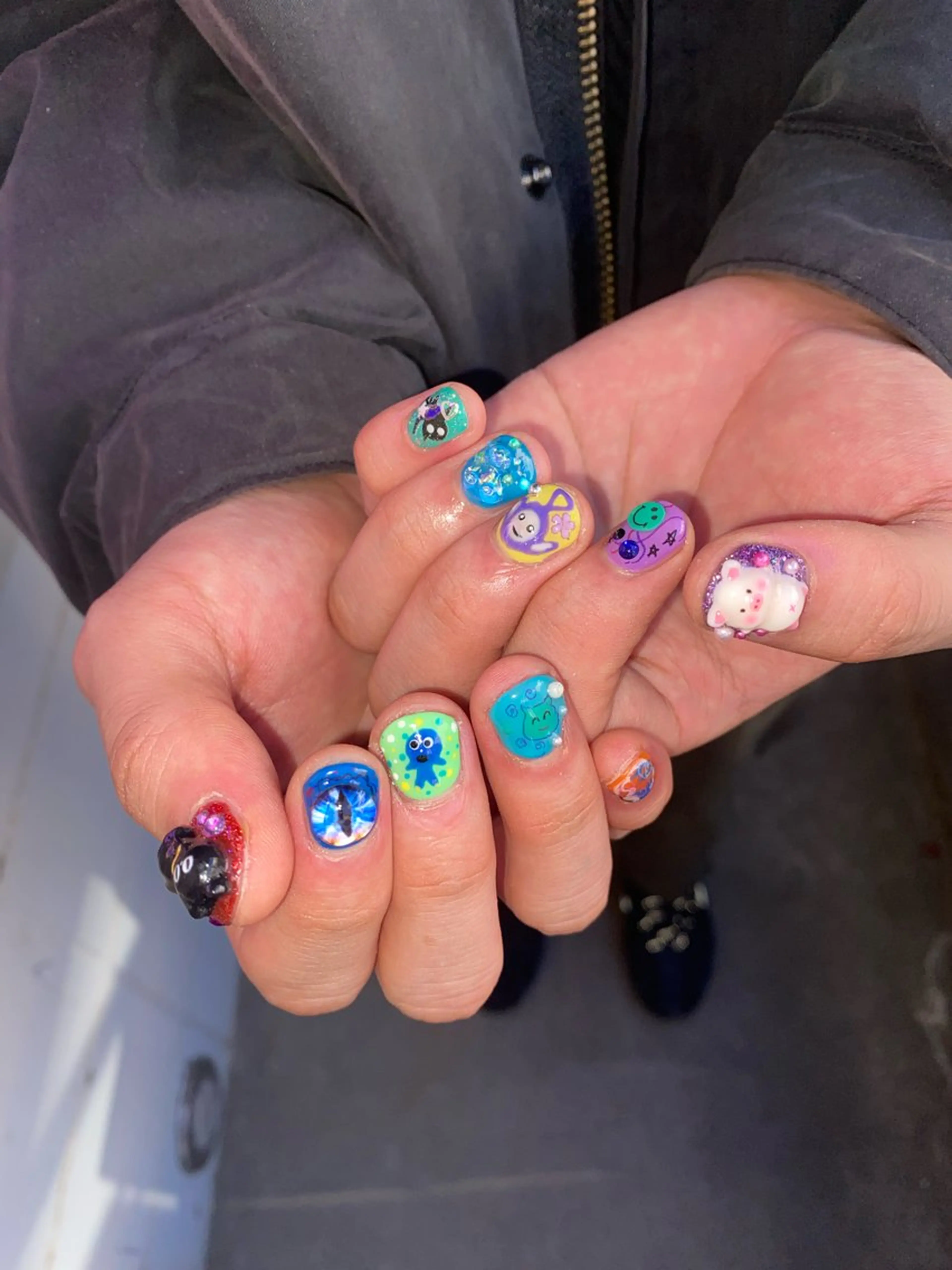 ネイル .unff所属・hana (..)個 性派/メンズネイル◎のネイルデザイン