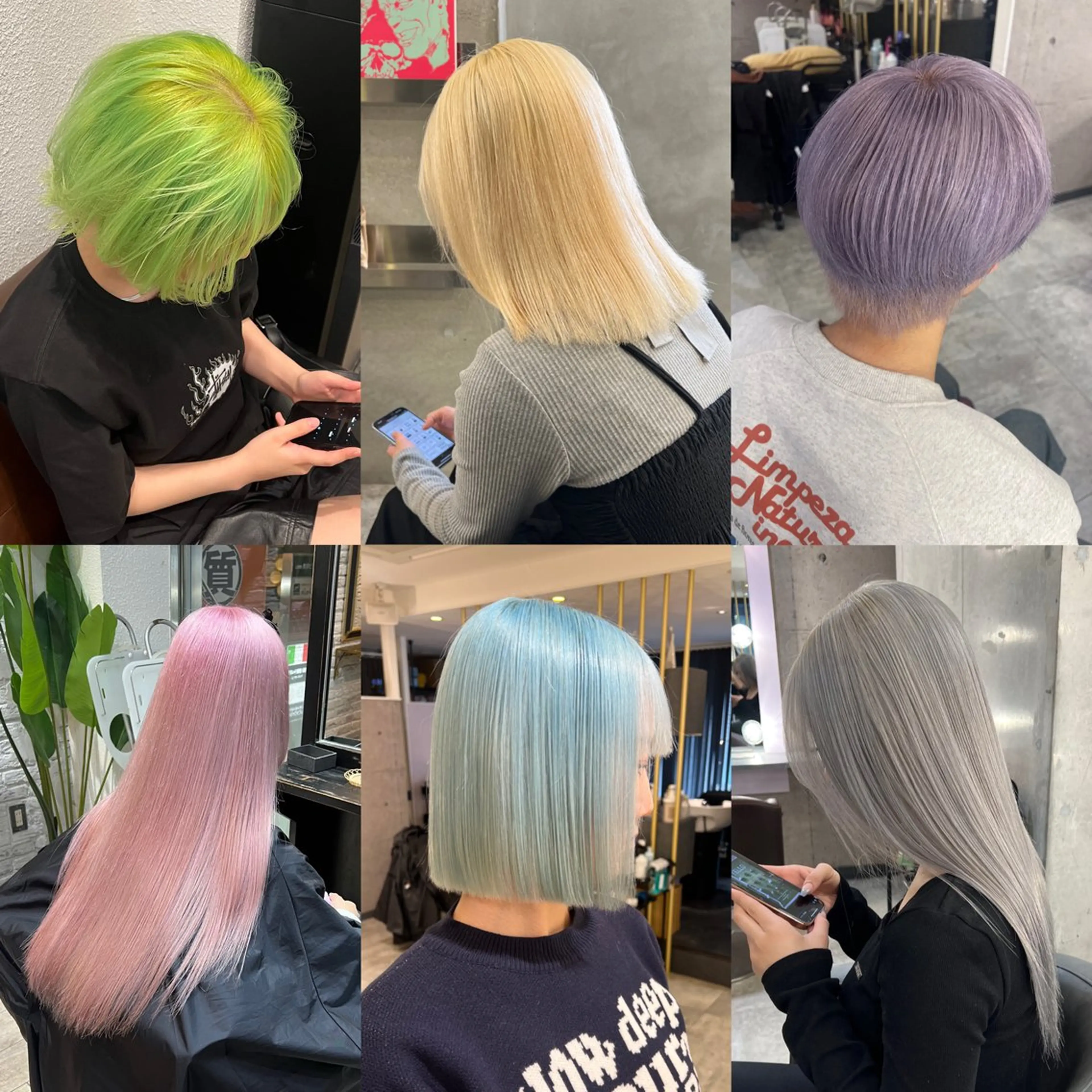 セミロング 髪質改善 Noe心斎橋店のヘアスタイル