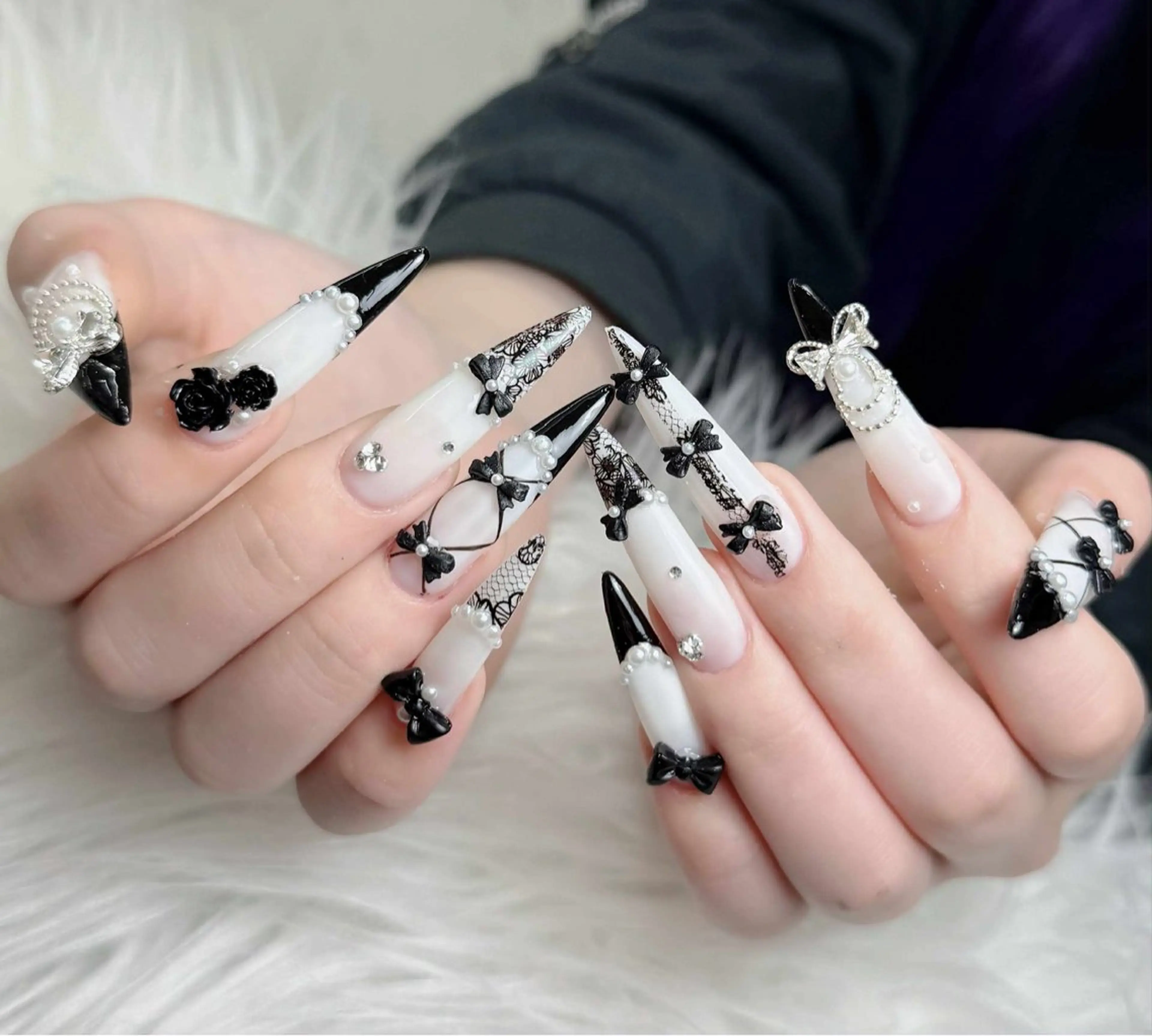 ネイル アートネイル フレンチネイル ジェルネイル 韓国ネイル マグネットネイル ハンドネイル Lenie Nailsのネイルデザイン