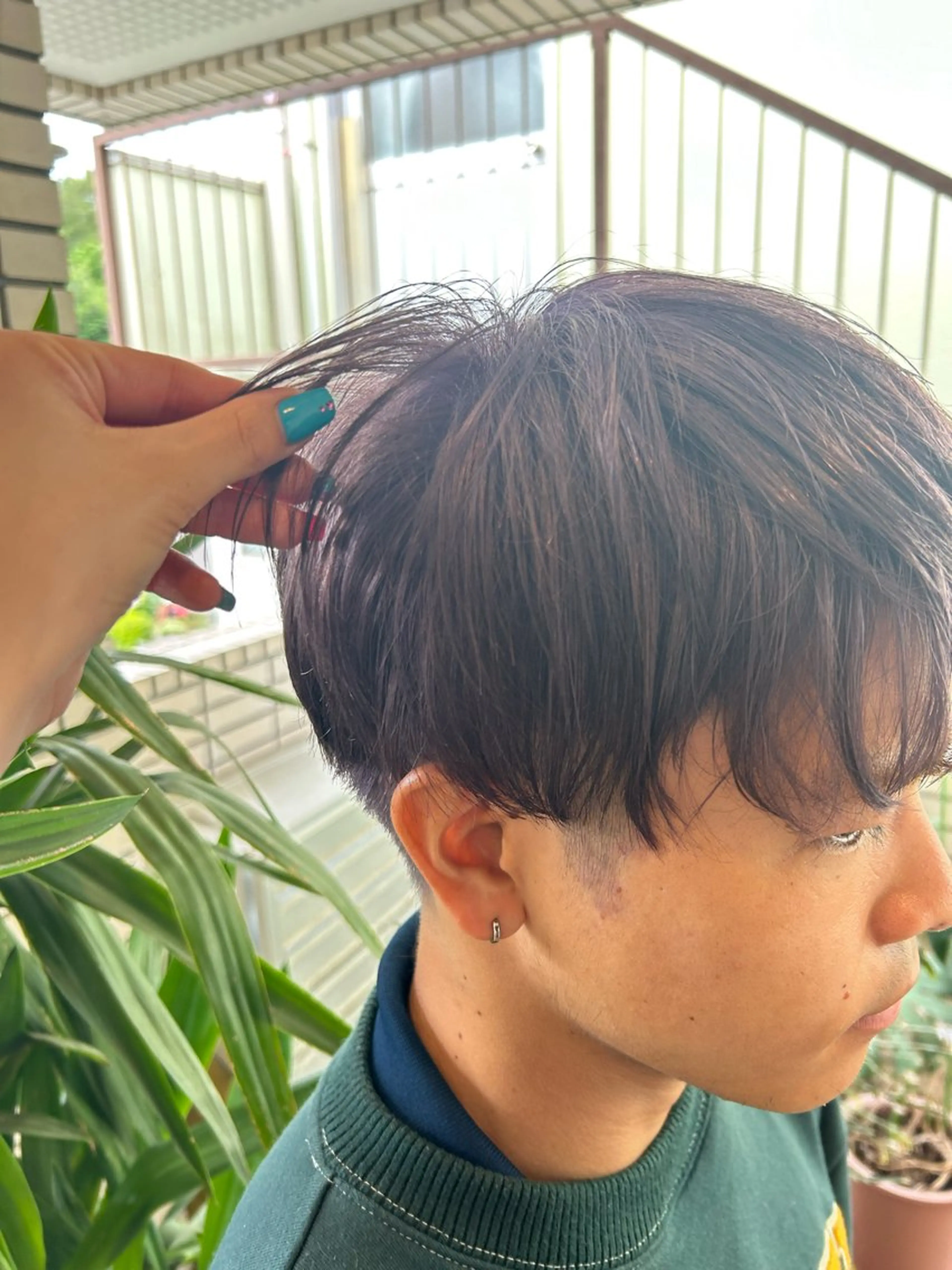 メンズ カット ヘアカラー 艶カラー/レイヤー /メンズ/マツエクのヘアスタイル