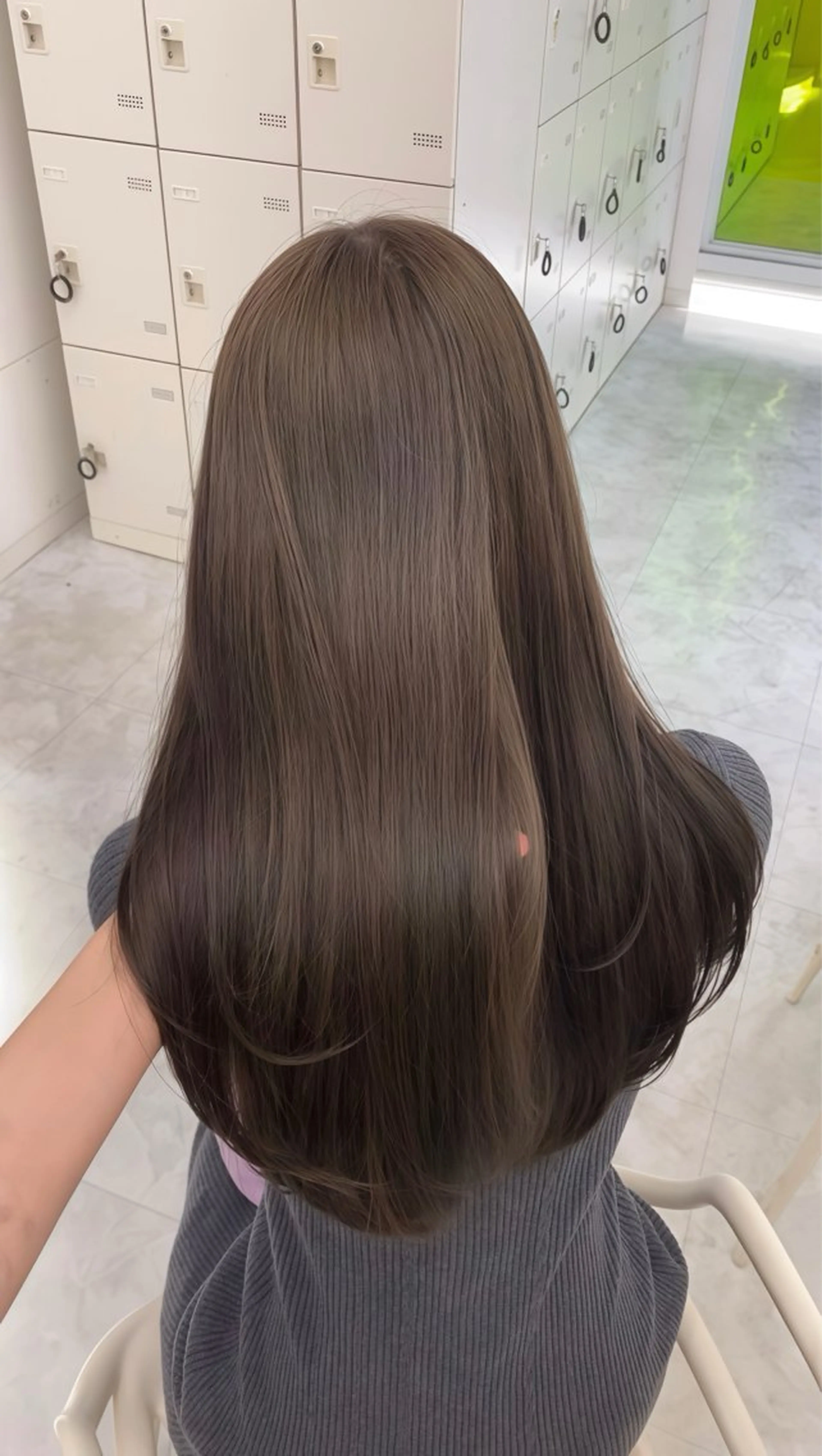 カラー ブラウンカラー オリーブブラウン ヘアカラー 🤍やわらか抜け感 hair🤍RINのヘアスタイル