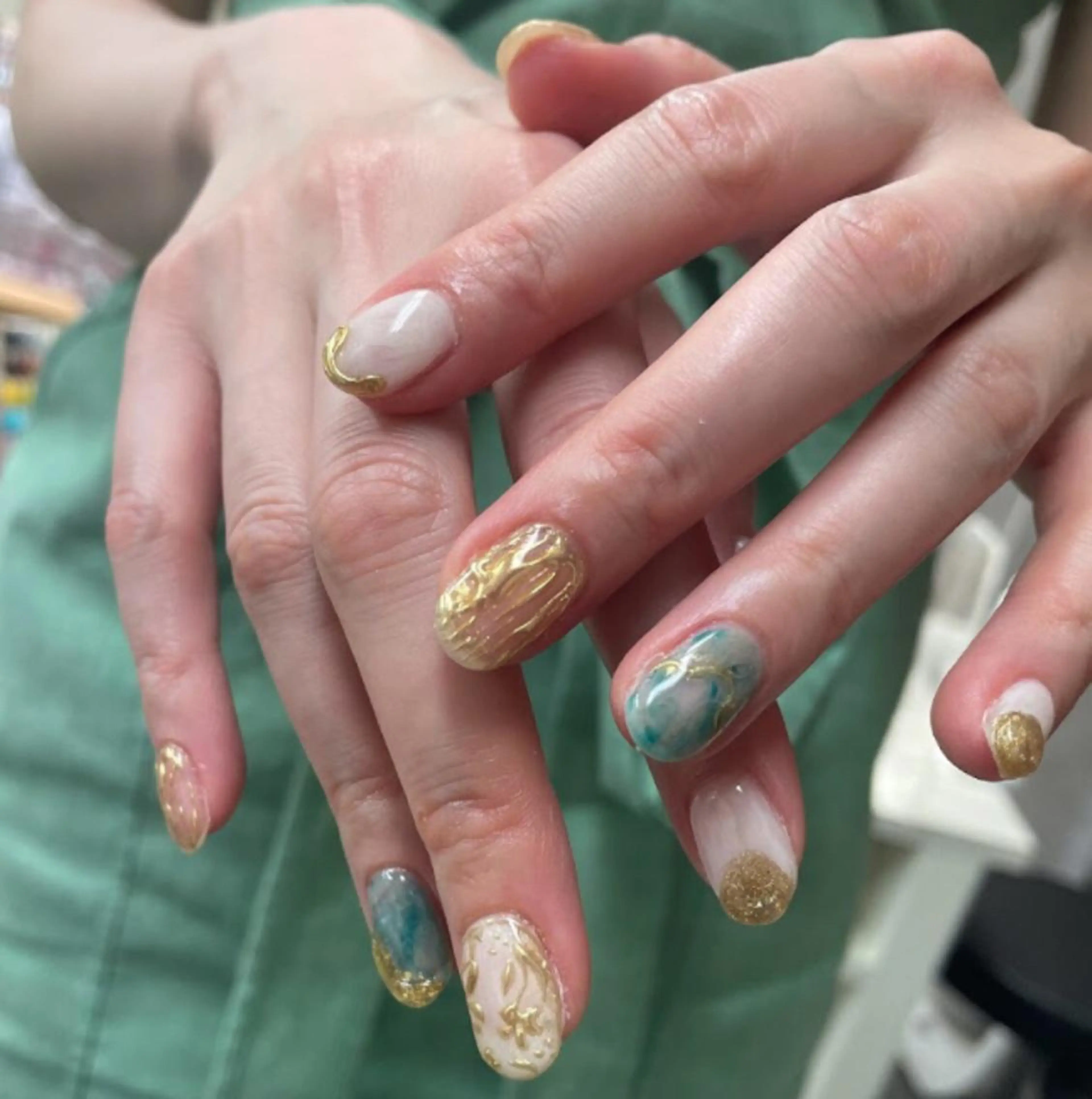 ネイル アートネイル ジェルネイル ニュアンスネイル スカルプネイル nailstudio eviz新宿店のネイルデザイン