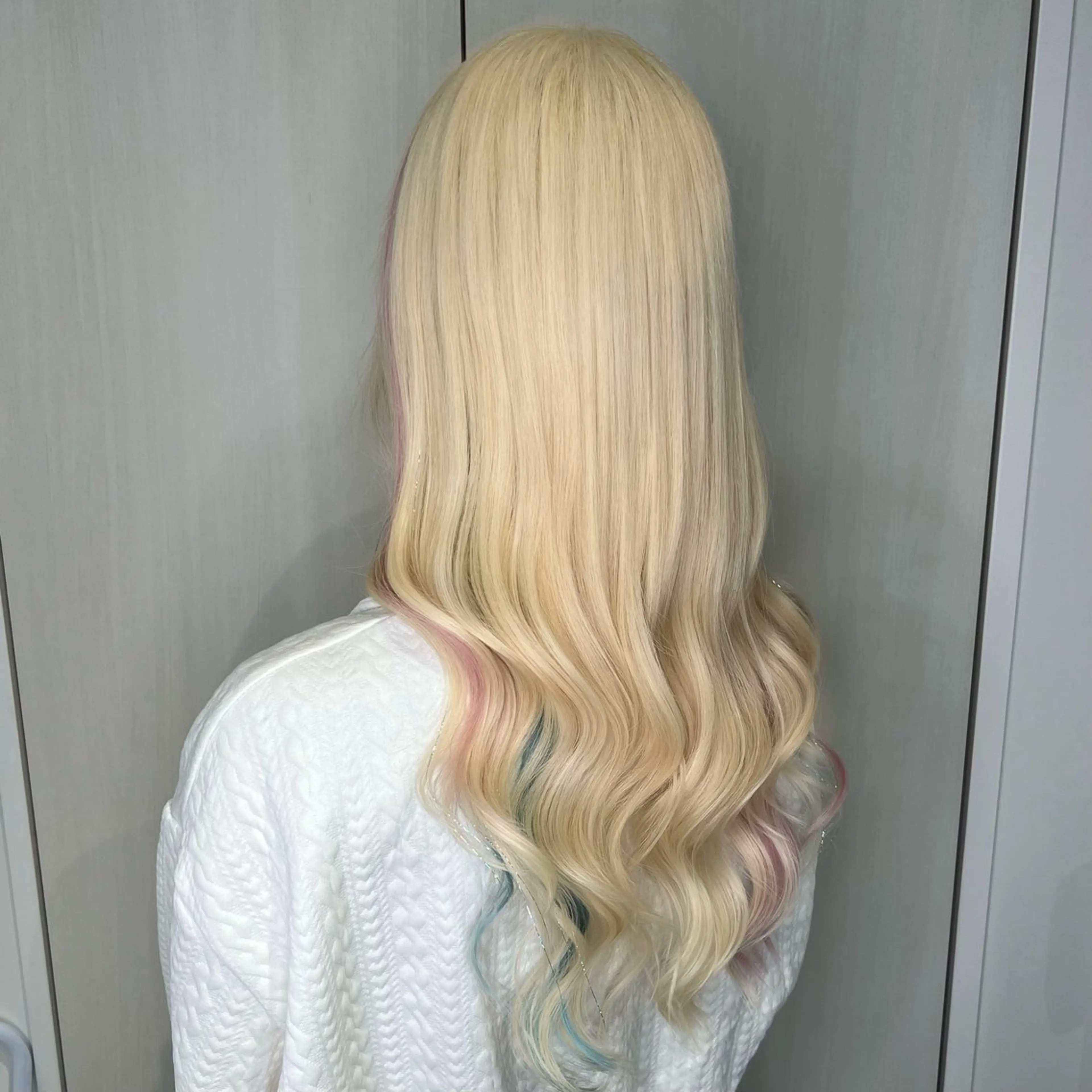 ロング カラー ブロンド ヘアカラー エクステ beauty studio M.O.D shibuya 【モッズ】所属・🦋エクステ🦋 TOMOKAのヘアスタイル