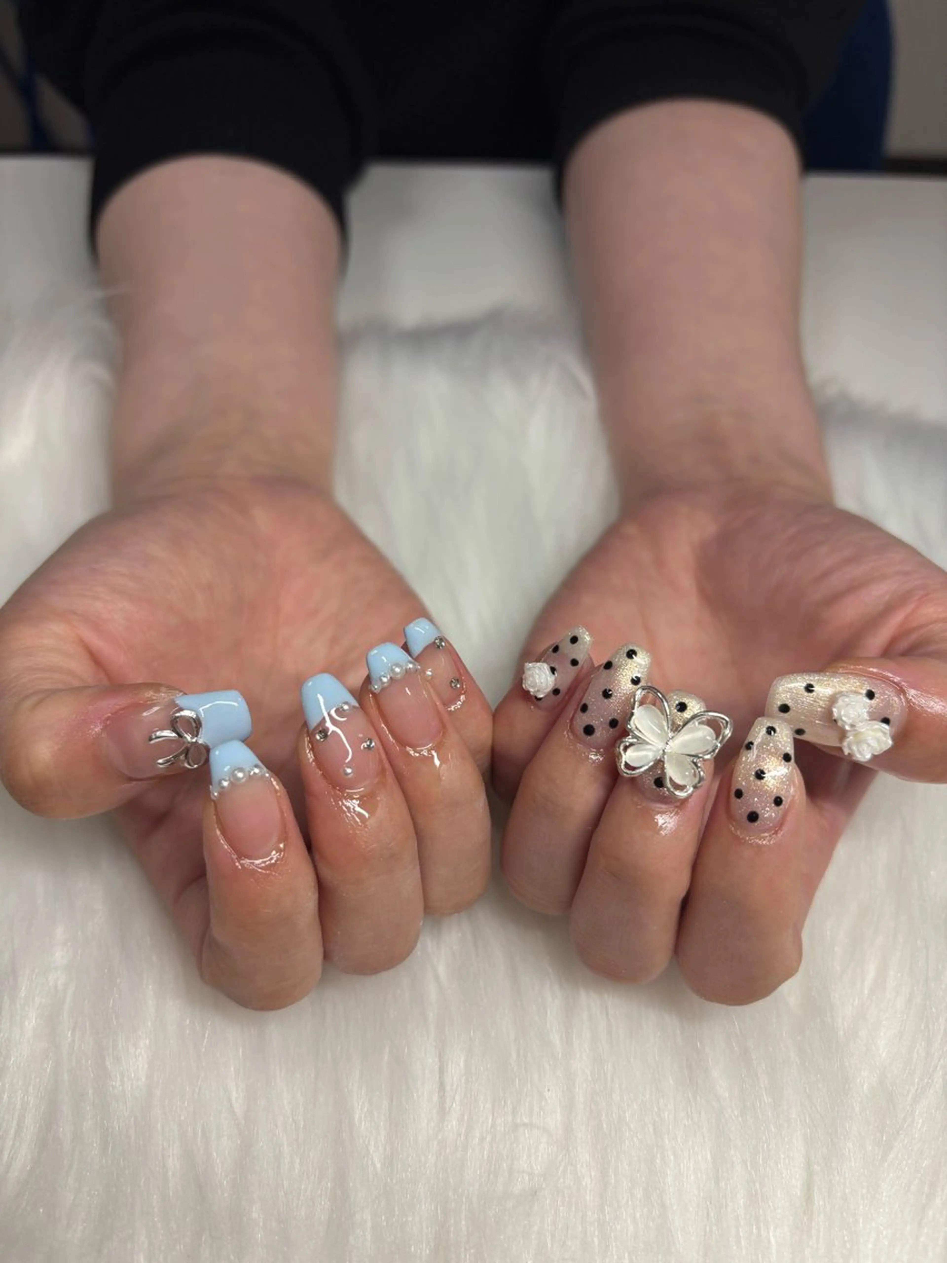 持ち込みネイル🧁🤍の写真