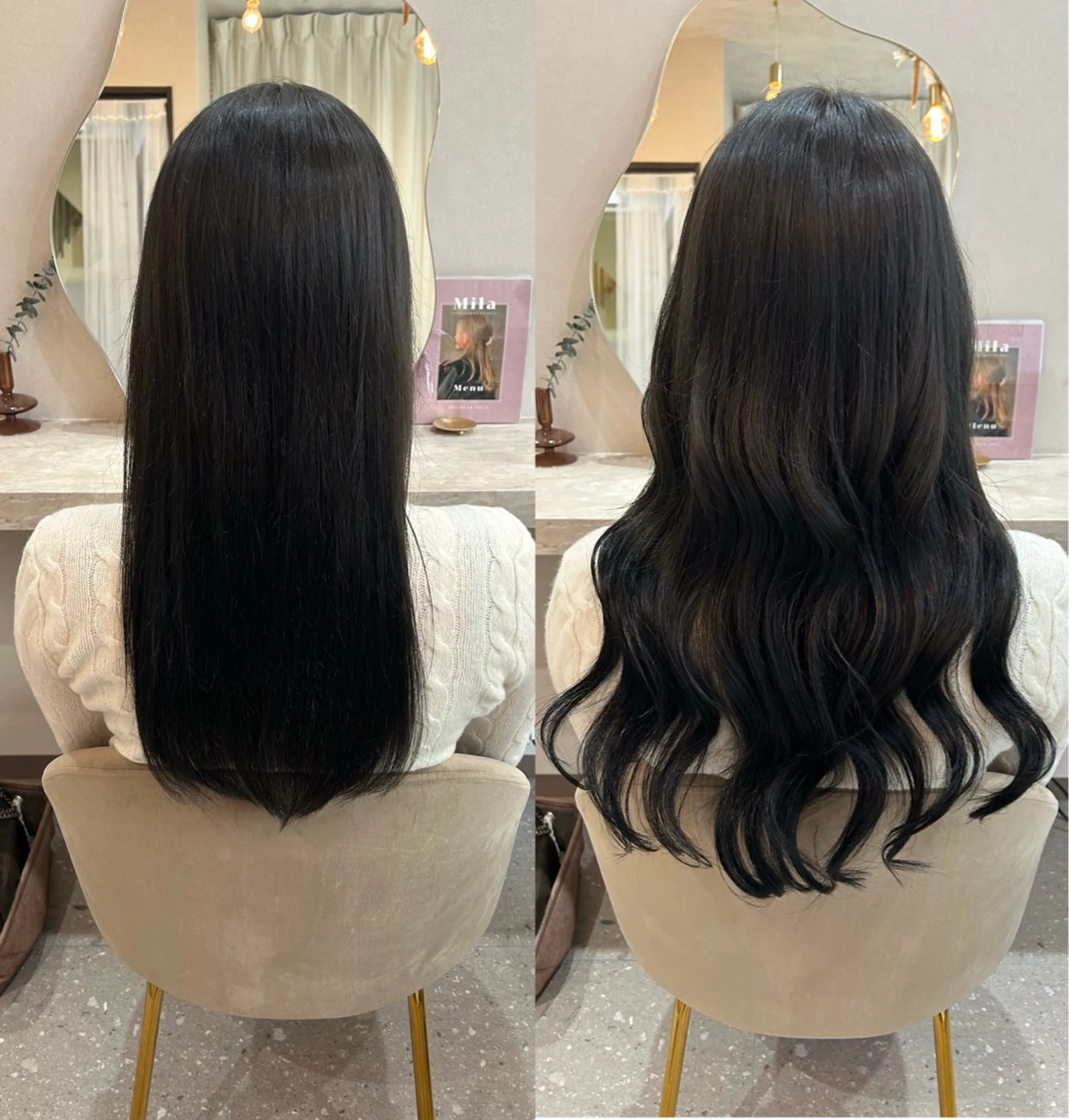 ロング ヘアアレンジ エクステ＆ヘアセット Milaのヘアスタイル