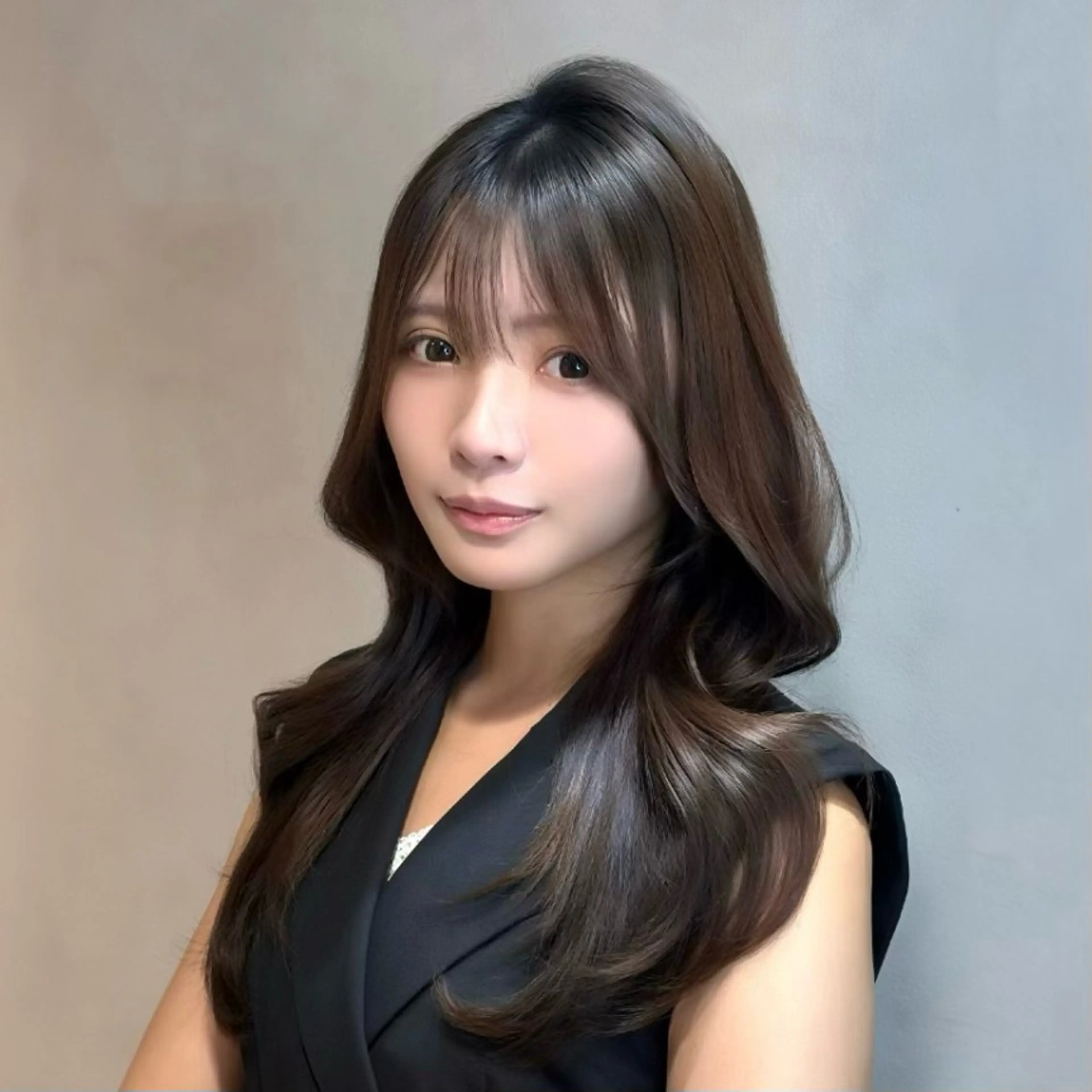 ロング カラー カット ヘアカラー トリートメント 🐉銀座/レイヤーカ ット縮毛矯正/RYUのヘアスタイル