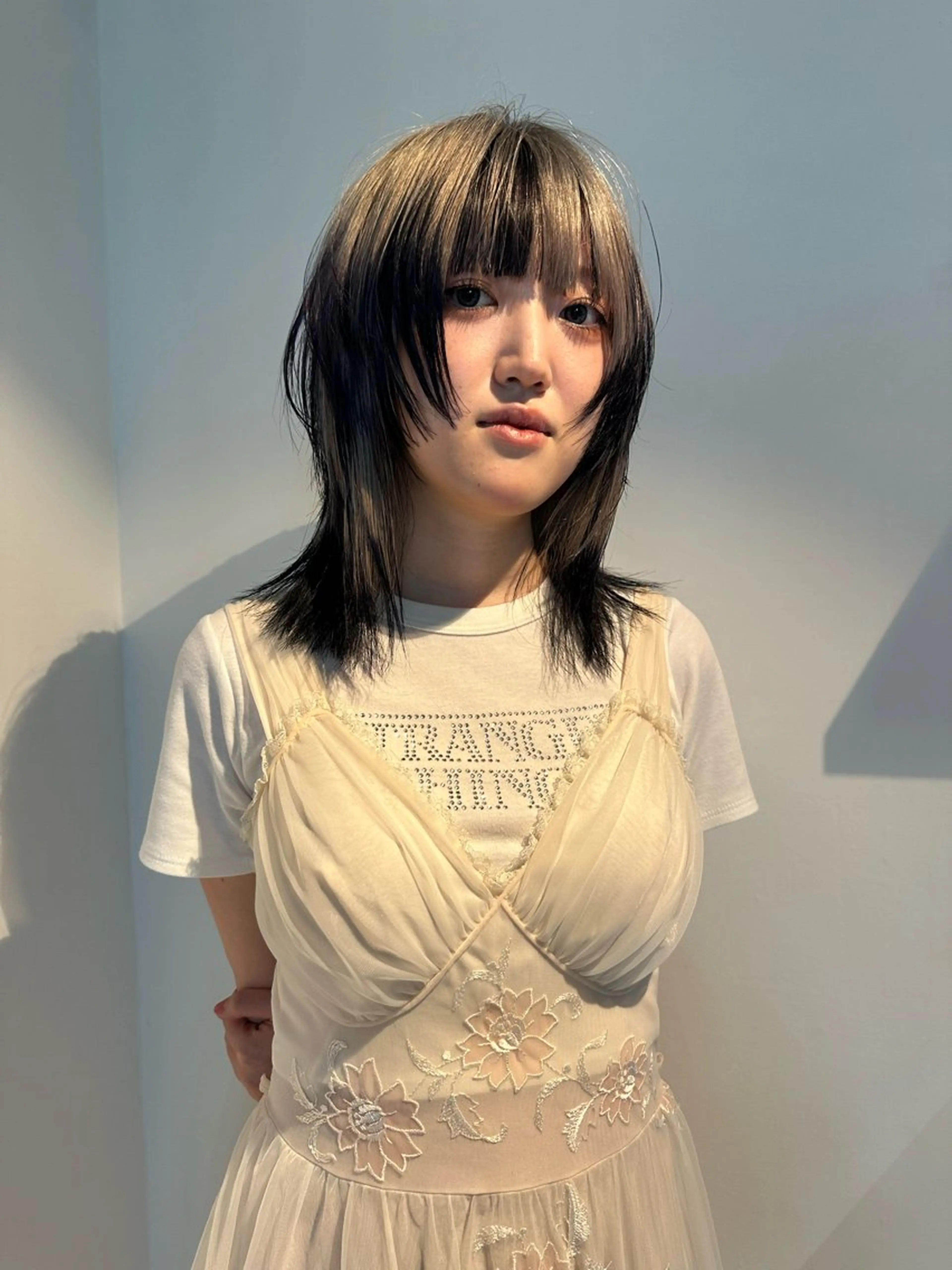 ミディアム カラー カット ヘアカラー 🎀オイダイラ モモカ🎀のヘアスタイル