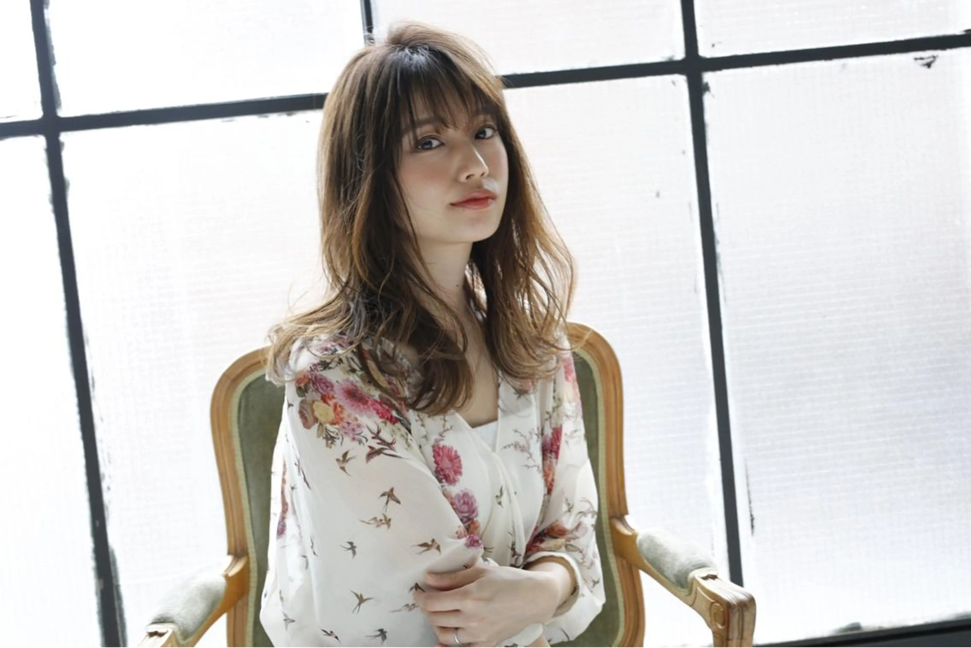 セミロング ヘアアレンジ 指名支持率NO.1 スタイリストのヘアスタイル