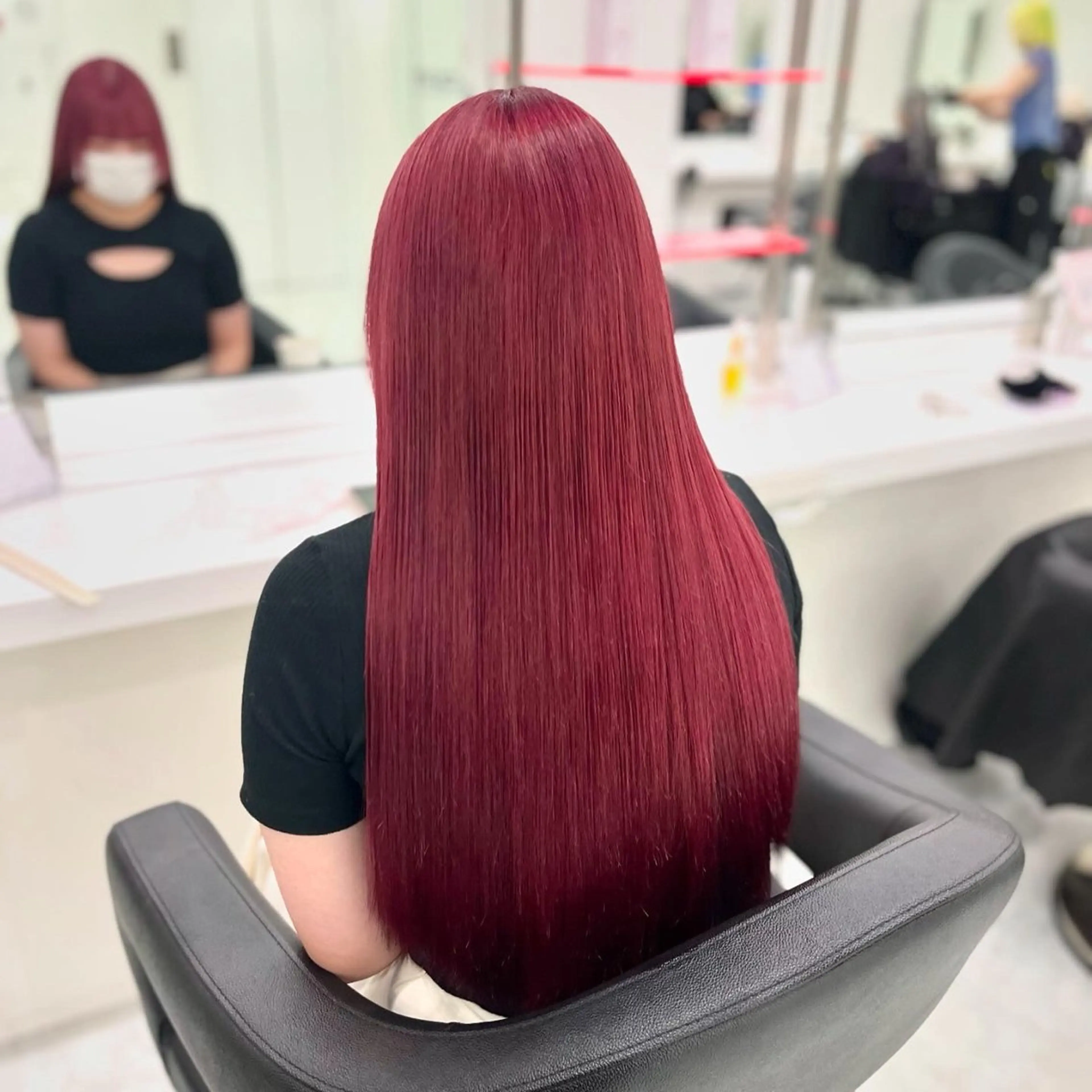ロング カラー ダメージレスハイ トーン💖kanonのヘアスタイル