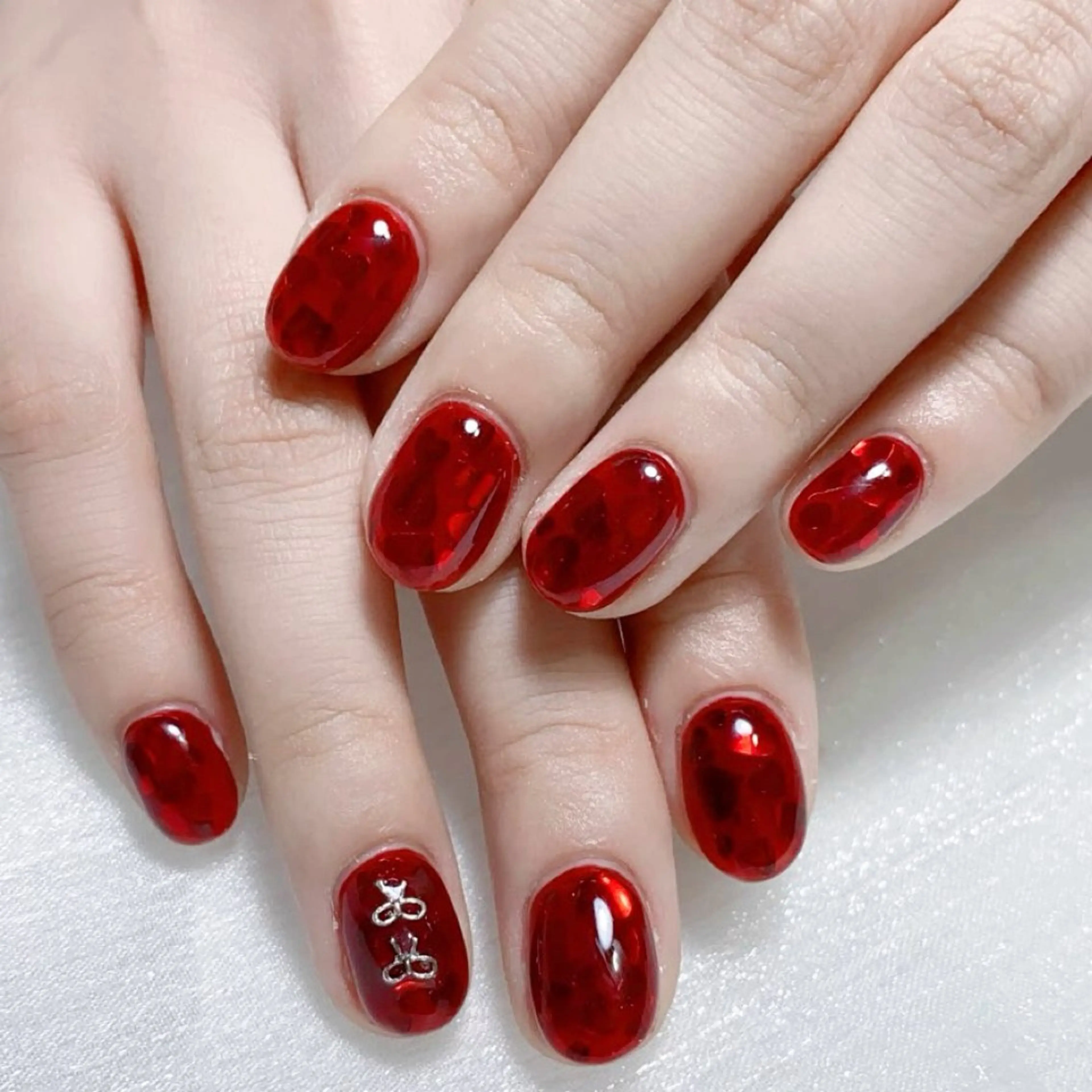 メンズ ネイル メンズ韓国風 アートネイル オーロラネイル ガーリー キラキラネイル ハンドネイル Nail salon 木にいるのネイルデザイン