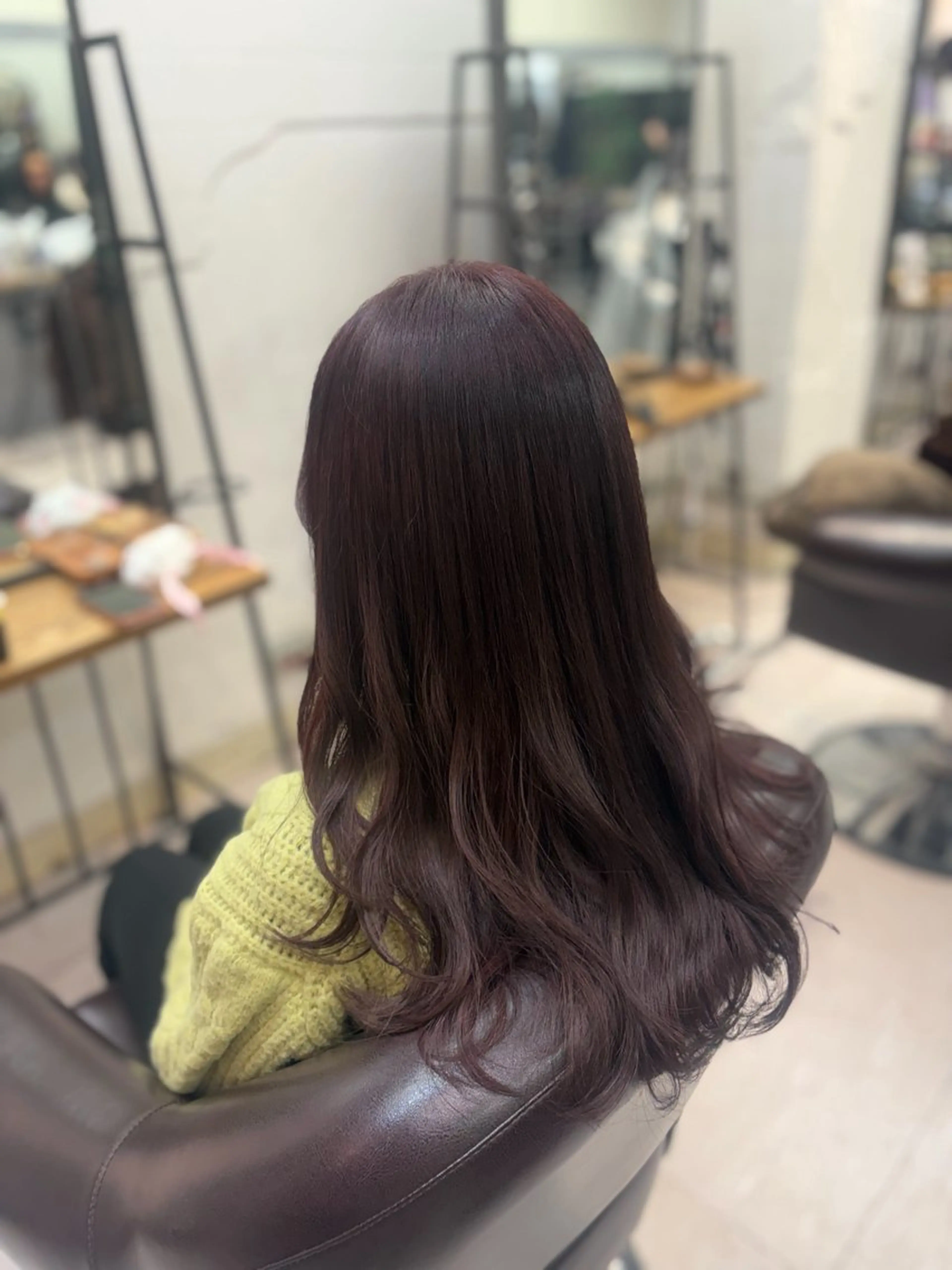 ロング カラー カット ヘアカラー トリートメント mahiro/ layer cutのヘアスタイル