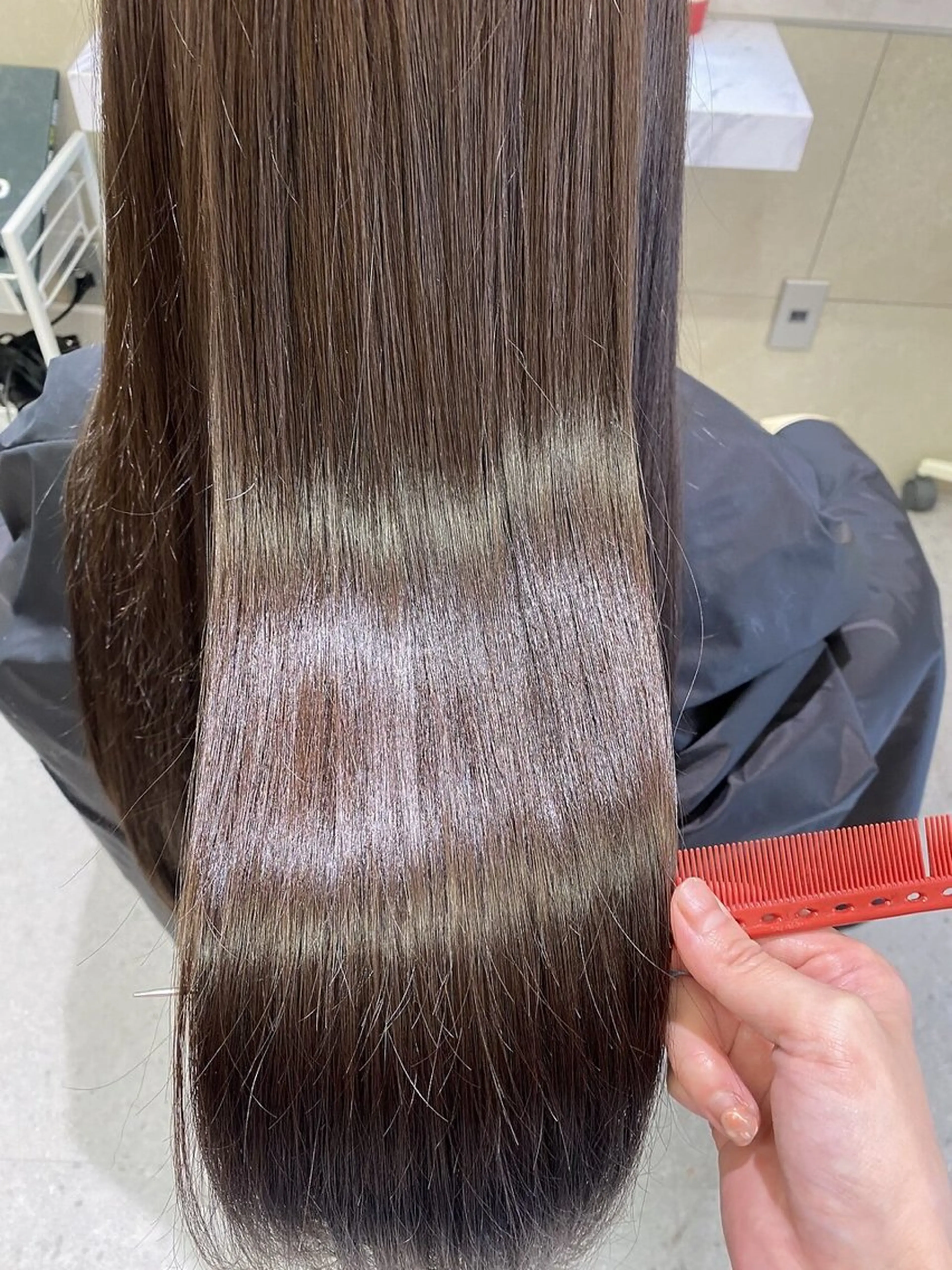 ロング 縮毛矯正+モテカラー 🎀✨mihoのヘアスタイル