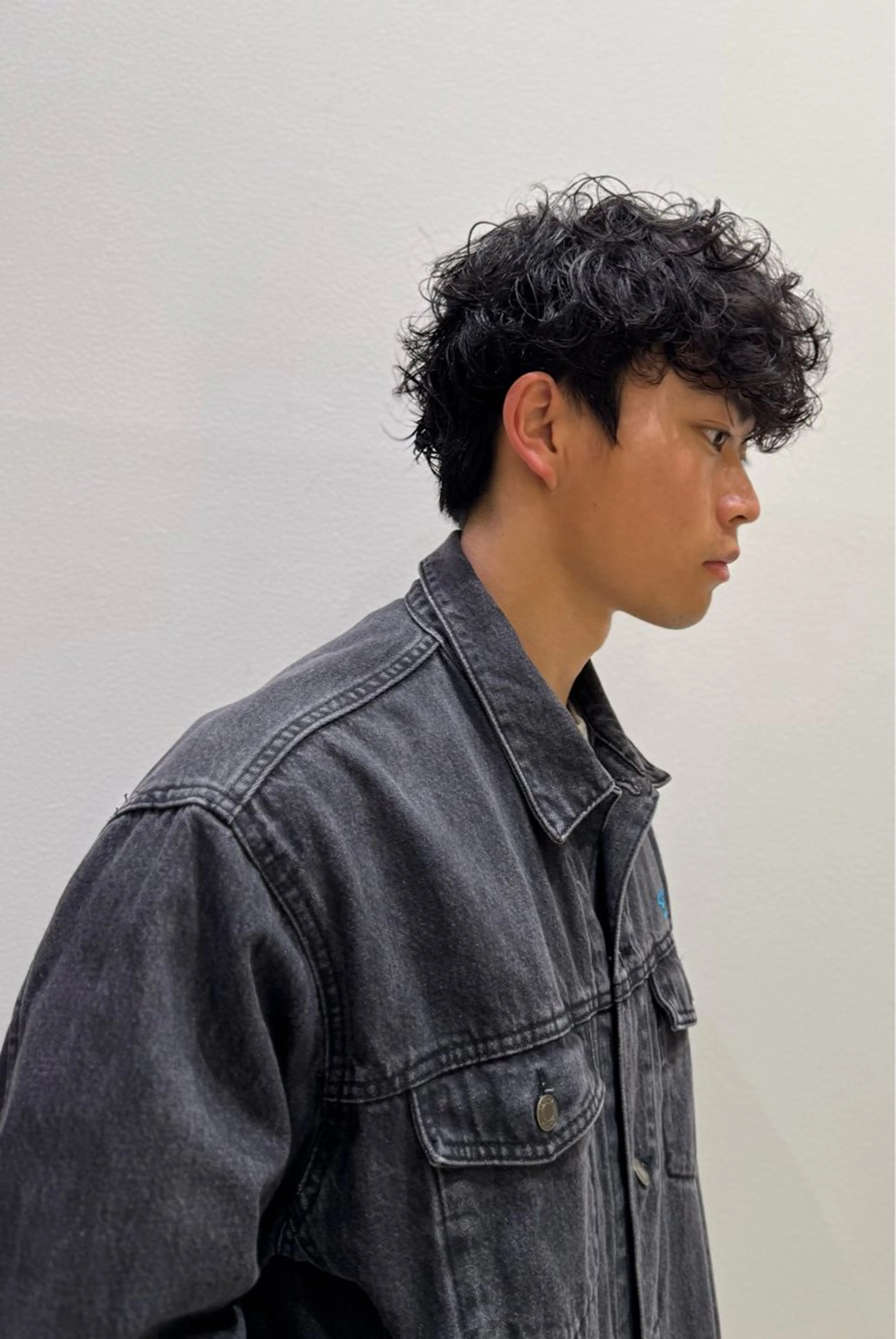 パーマ パーマ パーマモデル募集 /梅田/宿谷真那斗のヘアスタイル