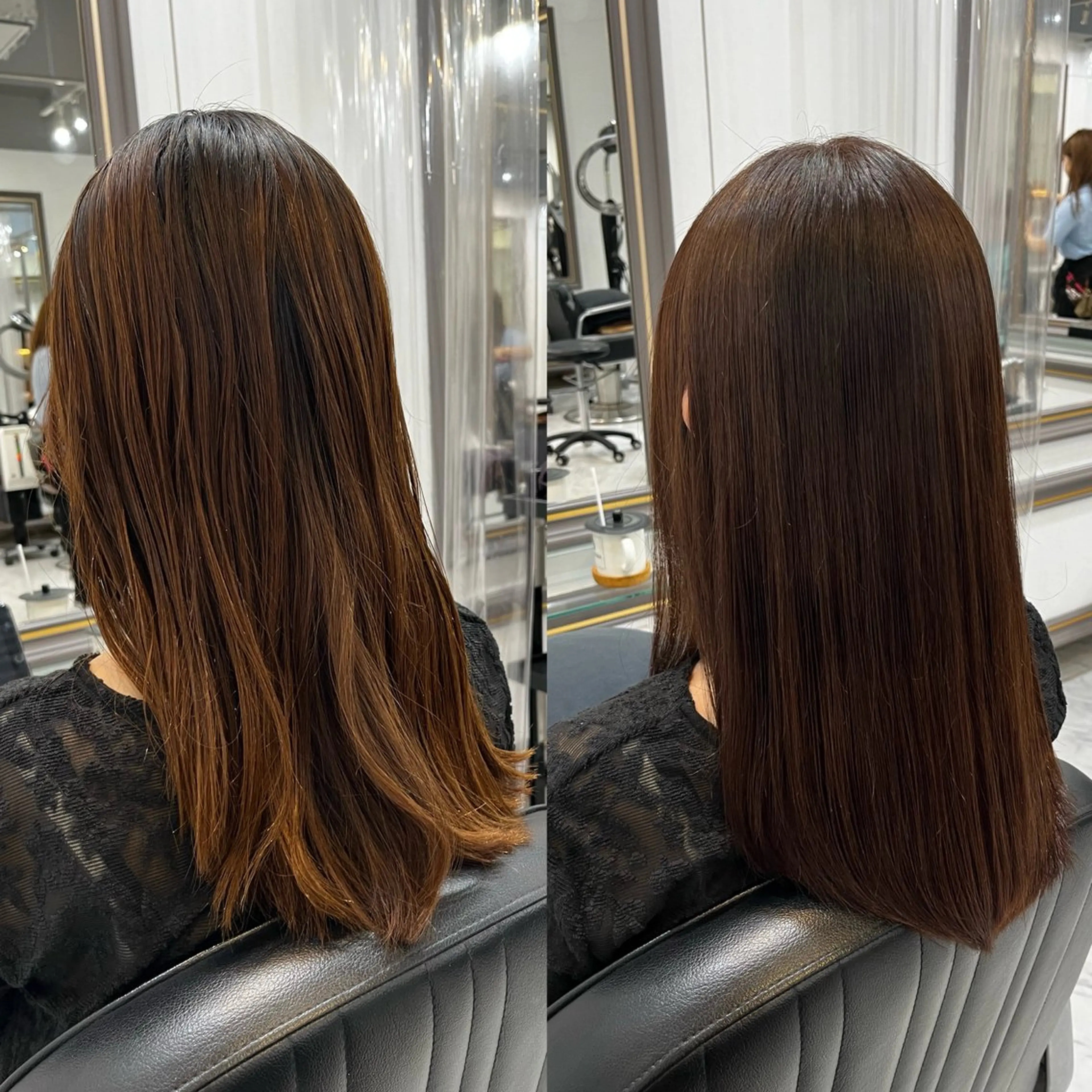 セミロング カラー ナツキ/ 表参道のヘアスタイル