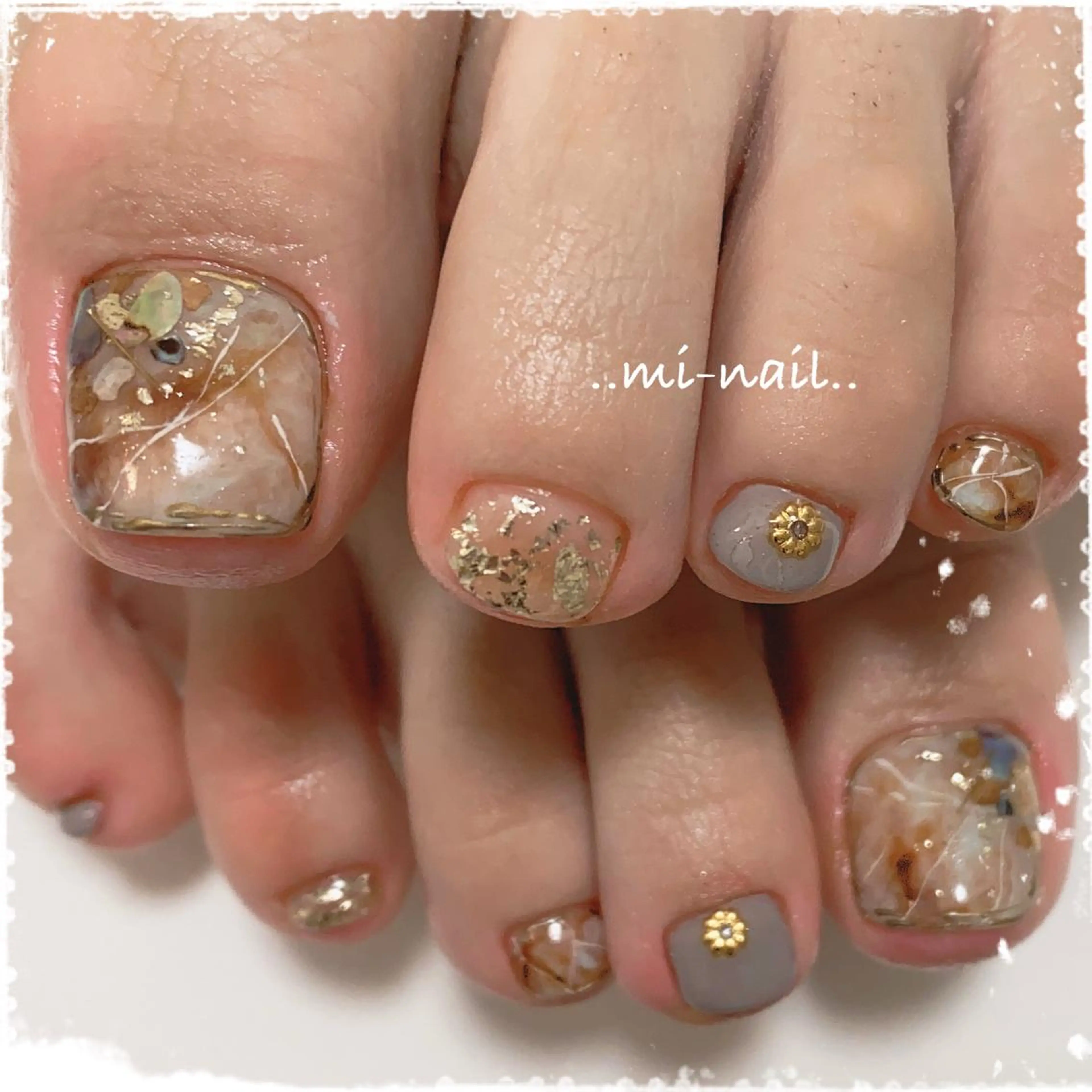ネイル アートネイル フットネイル ..mi_nail..所属・..mi-nail ..のネイルデザイン