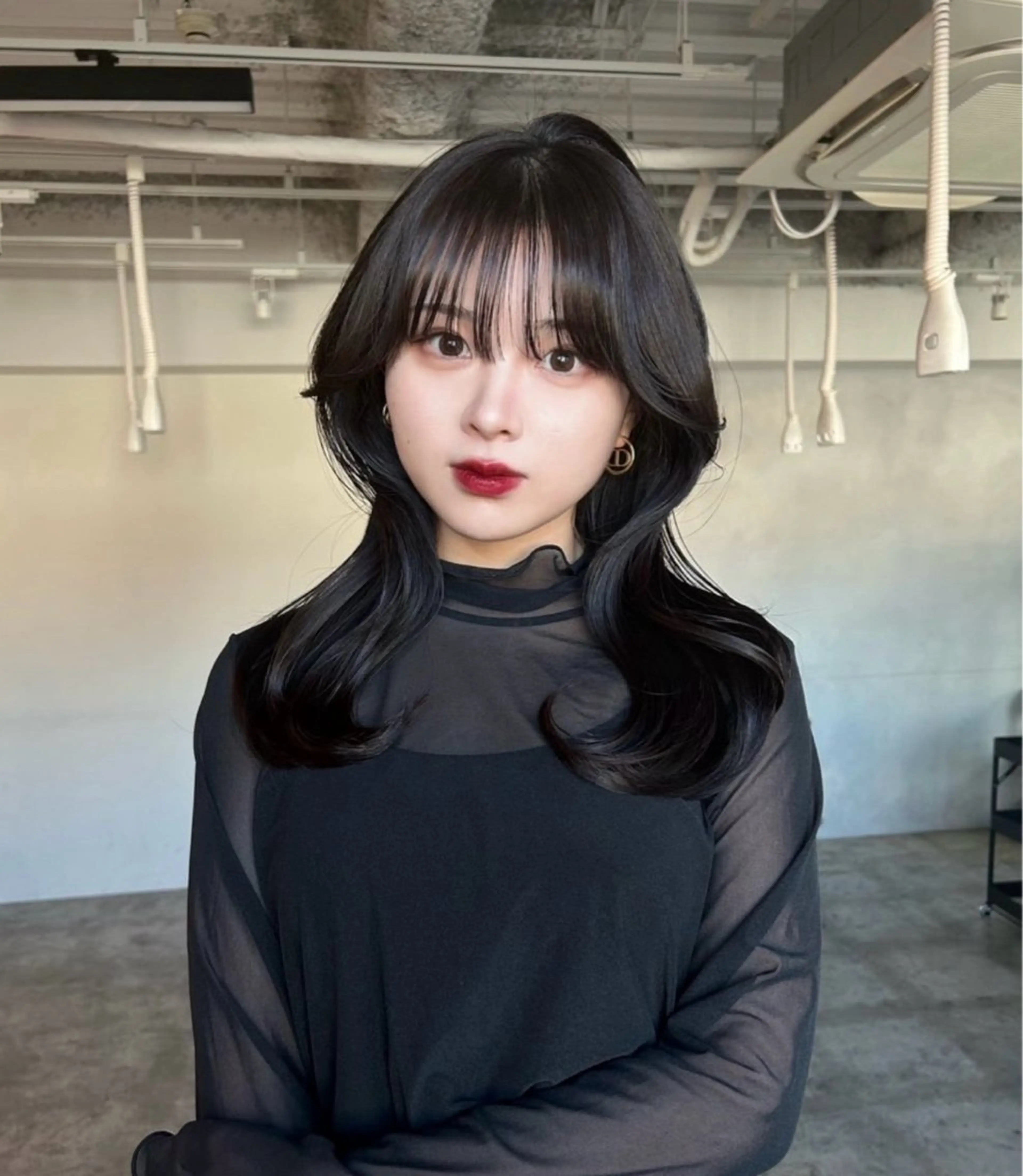 【黒染めの染料じゃない🐦‍⬛】最新黒髪戻しカラー＋トリートメント【⚠️貴重商材の為ロング料金あり】の写真