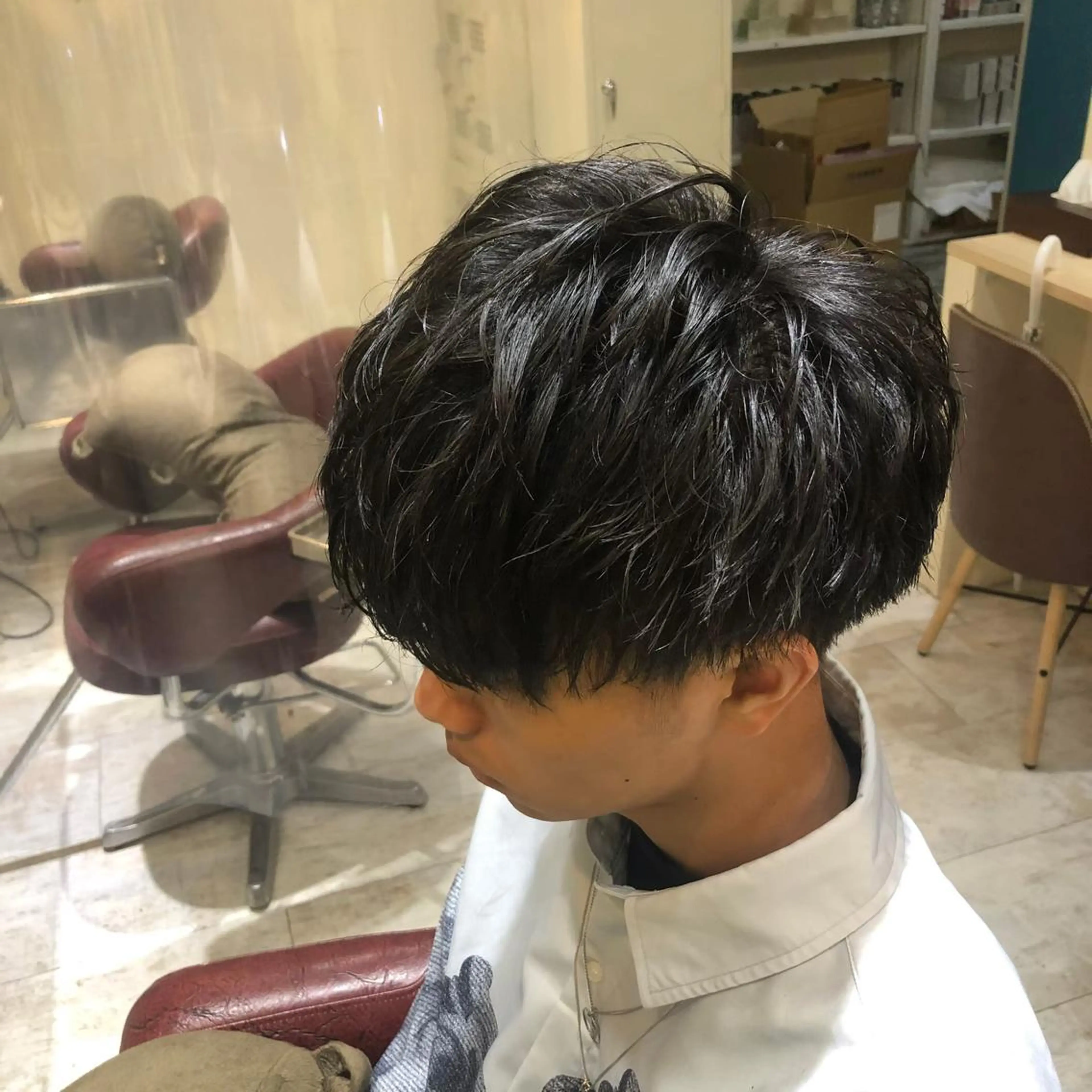 ショート パーマ メンズ パーマ美容師 /小泉賢徒のヘアスタイル