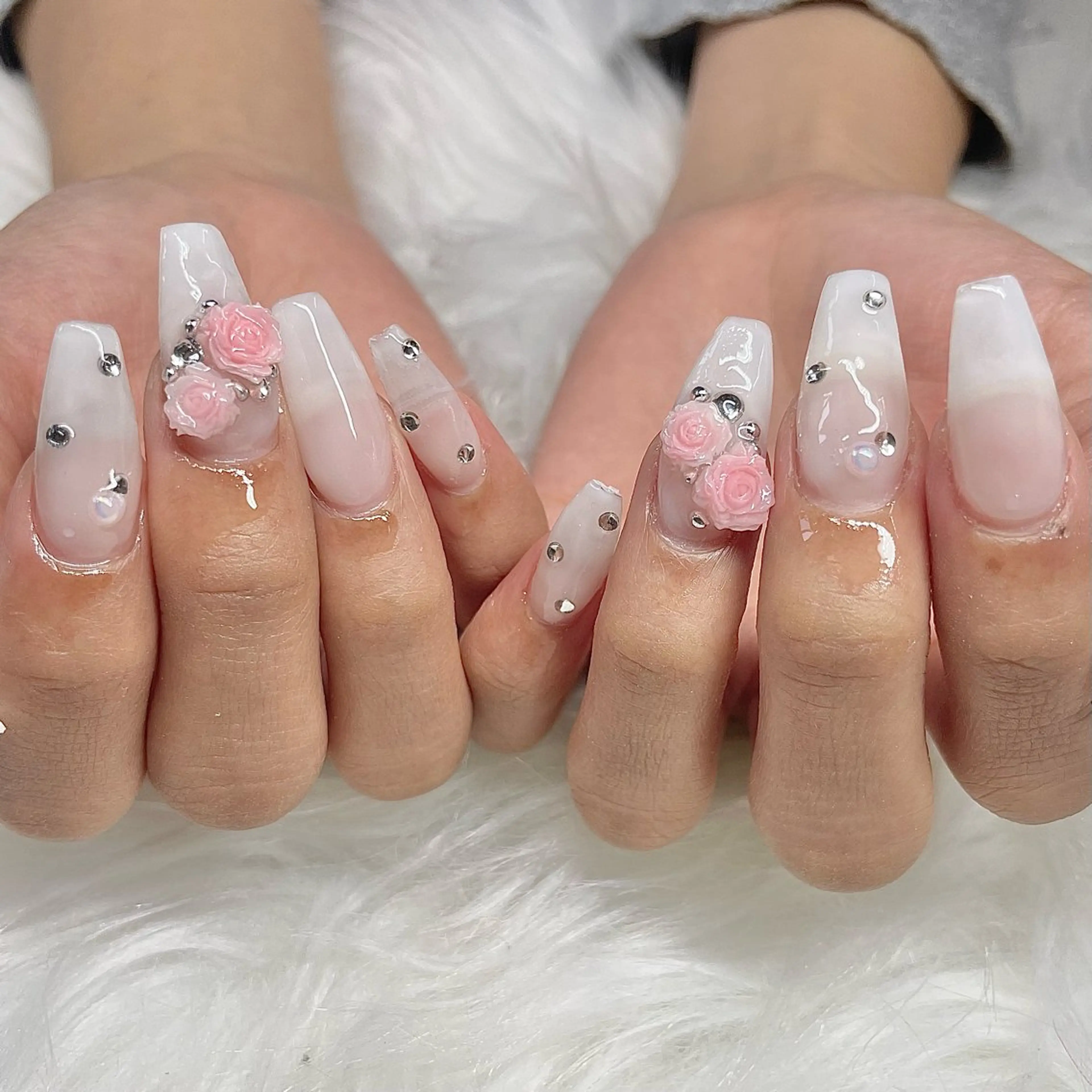ネイル 持ち込み ネイルチップ nyan 🎀nail🎀のネイルデザイン