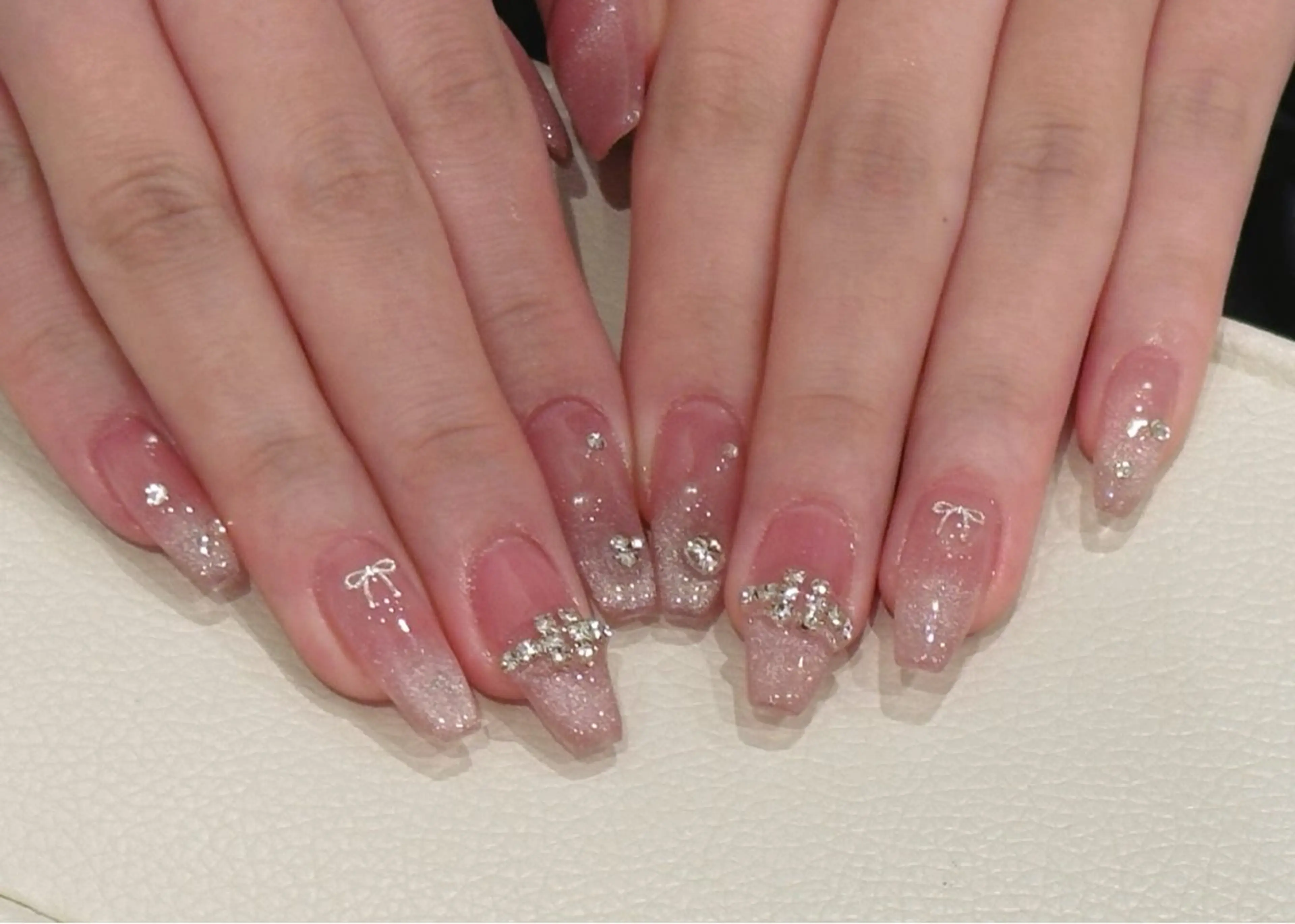 ネイル ピンク ハンドネイル H&Bsalon カイのネイルデザイン