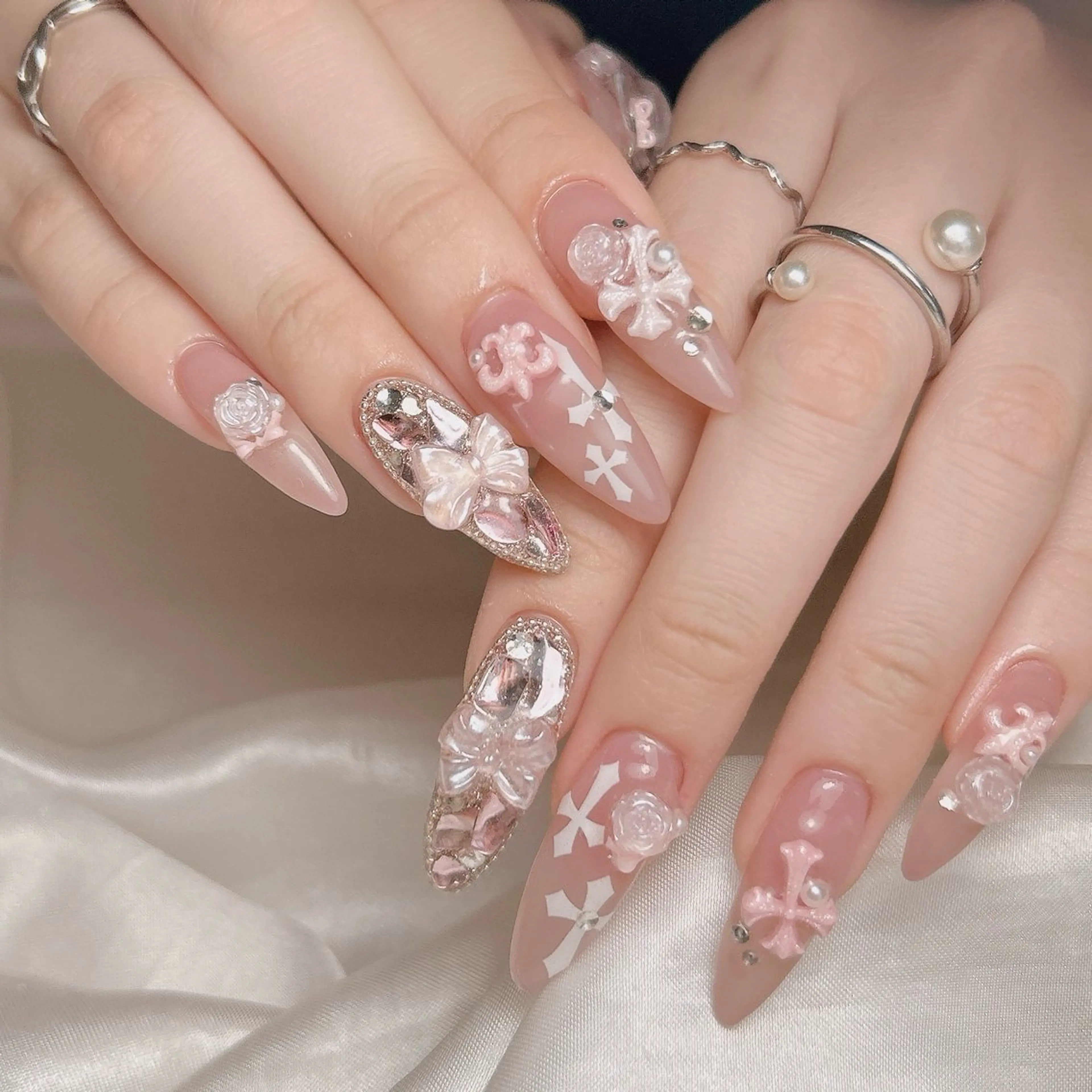 ネイル ハンドネイル junna のぞいてねのネイルデザイン