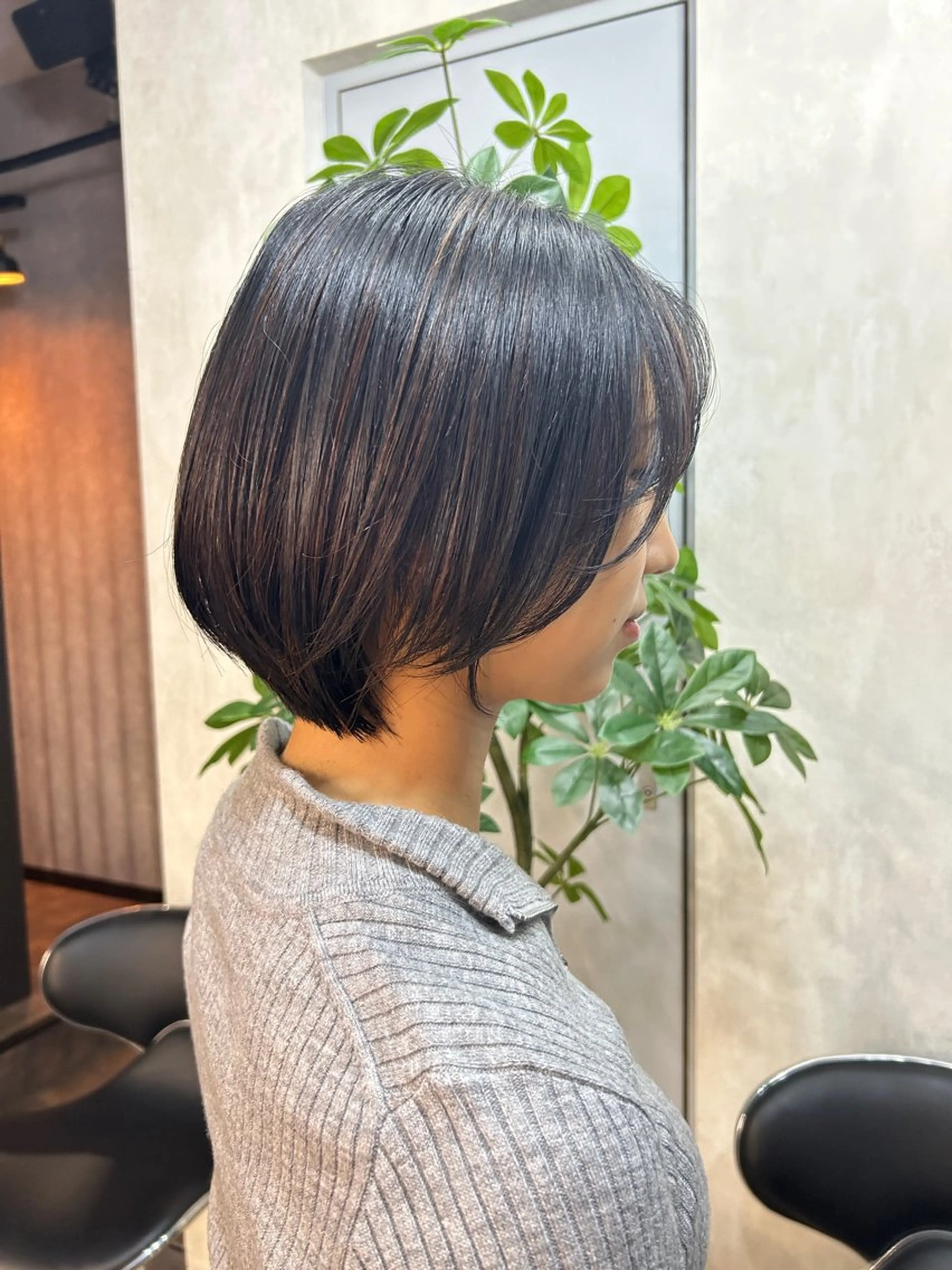 🫧似合わせカット+透明感カラー+クイックトリートメントの写真