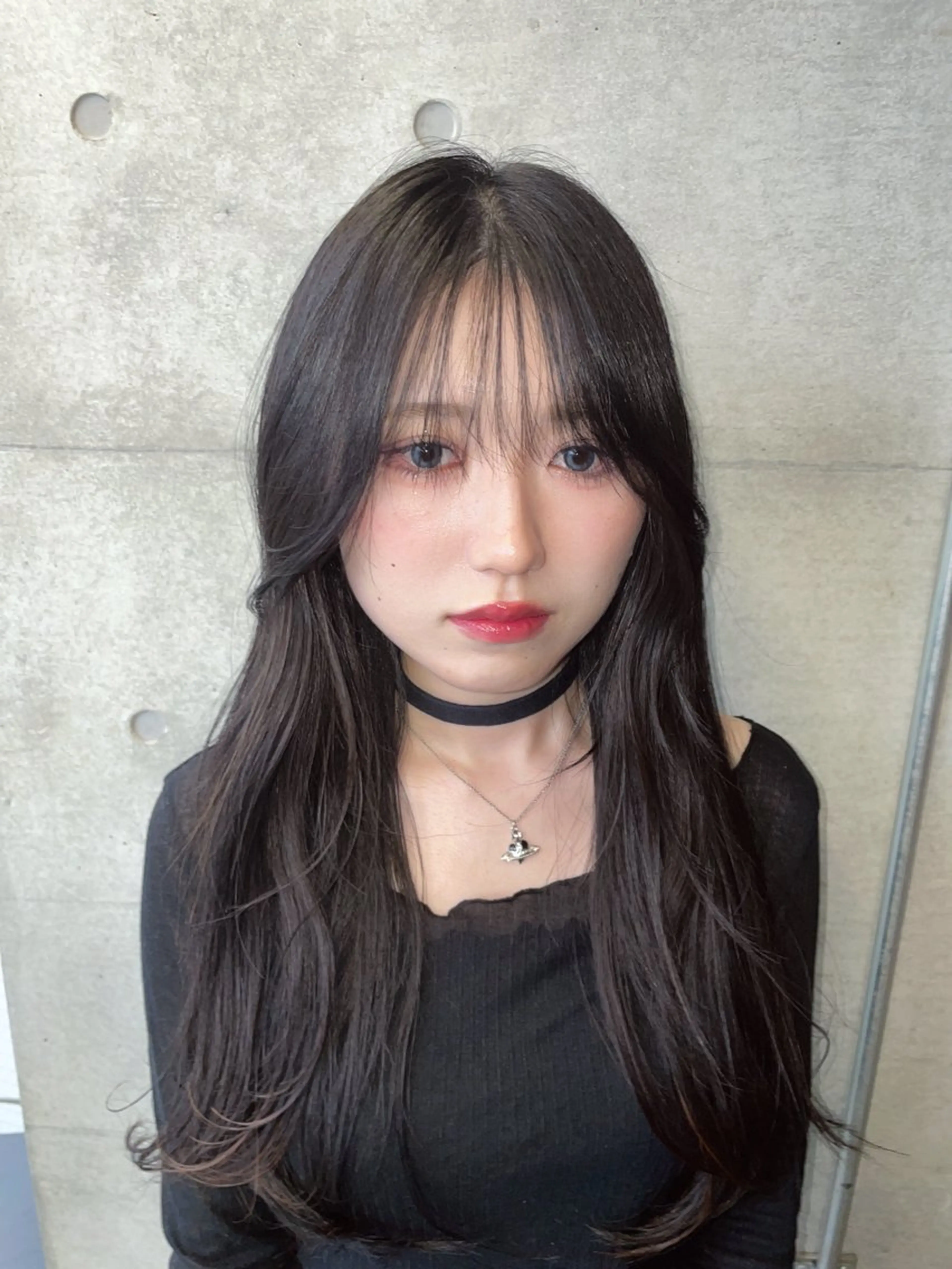 ロング カラー 韓国レイヤー/透明感 /髪質改善/アジキのヘアスタイル