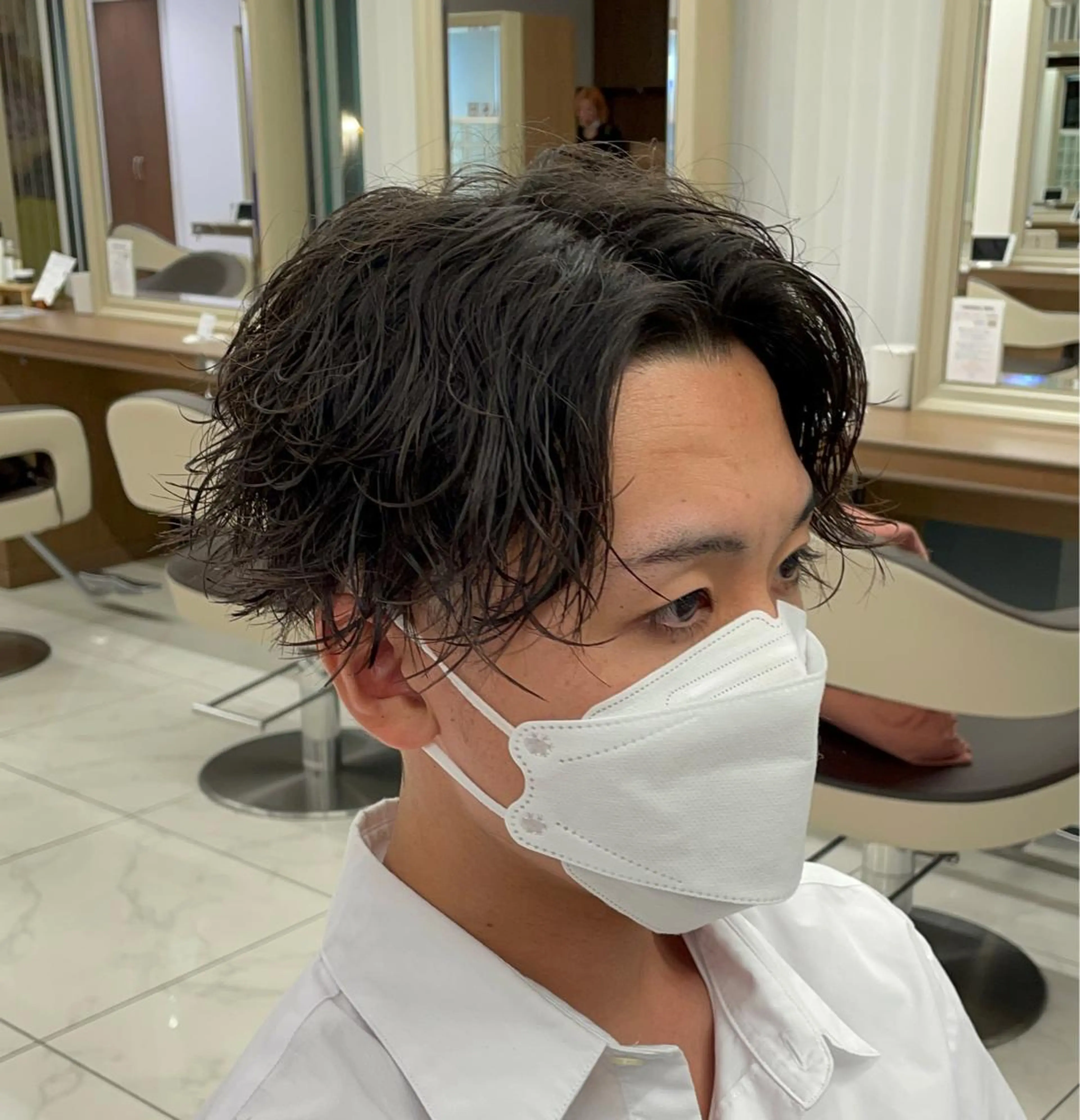 パーマ メンズ カット パーマ トリートメント 【メンズ特化】 池田大成✂︎のヘアスタイル