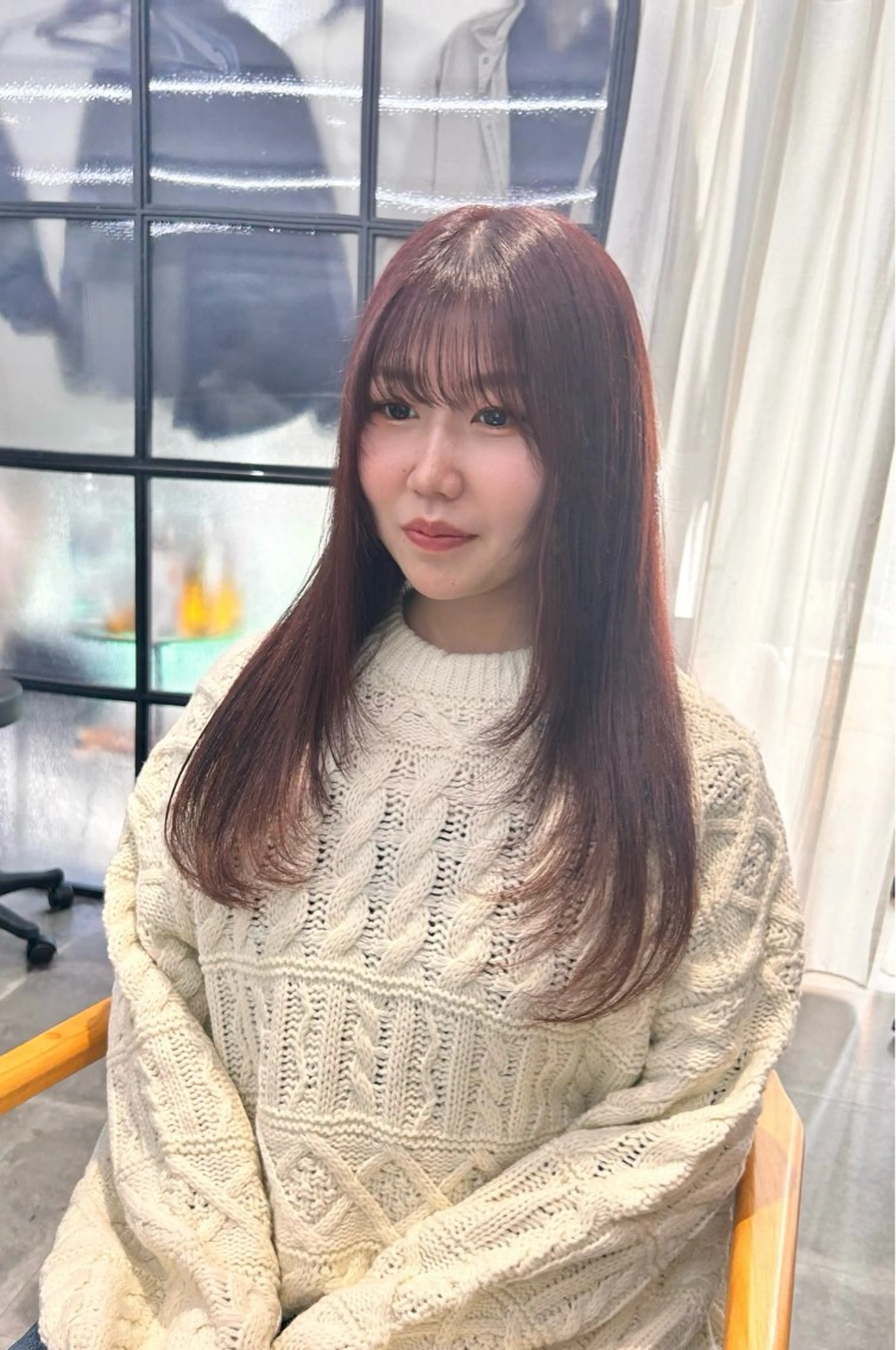 ロング カラー 韓国×髪質改善カラー 💎hinaのヘアスタイル