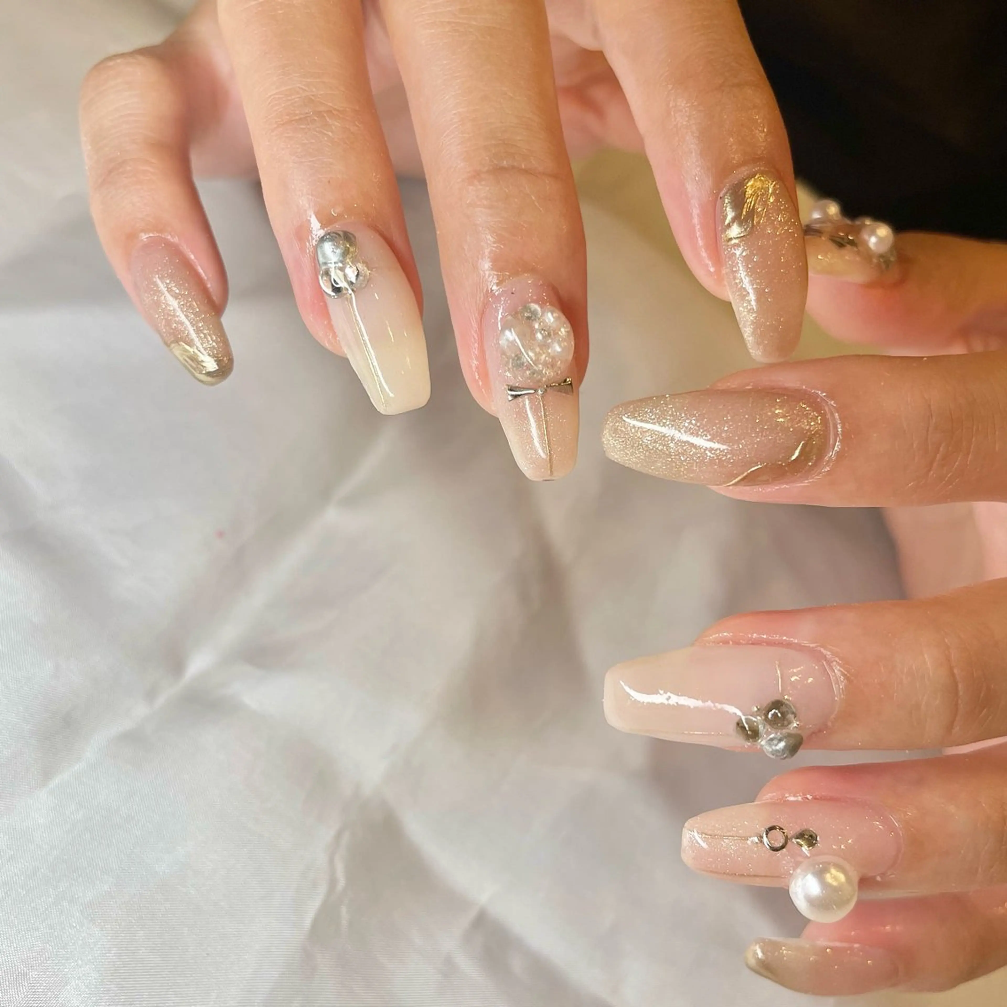 メンズ ネイル クリスマス 冬ネイル クリスマス nail&eye Aoのマツエク・マツパデザイン