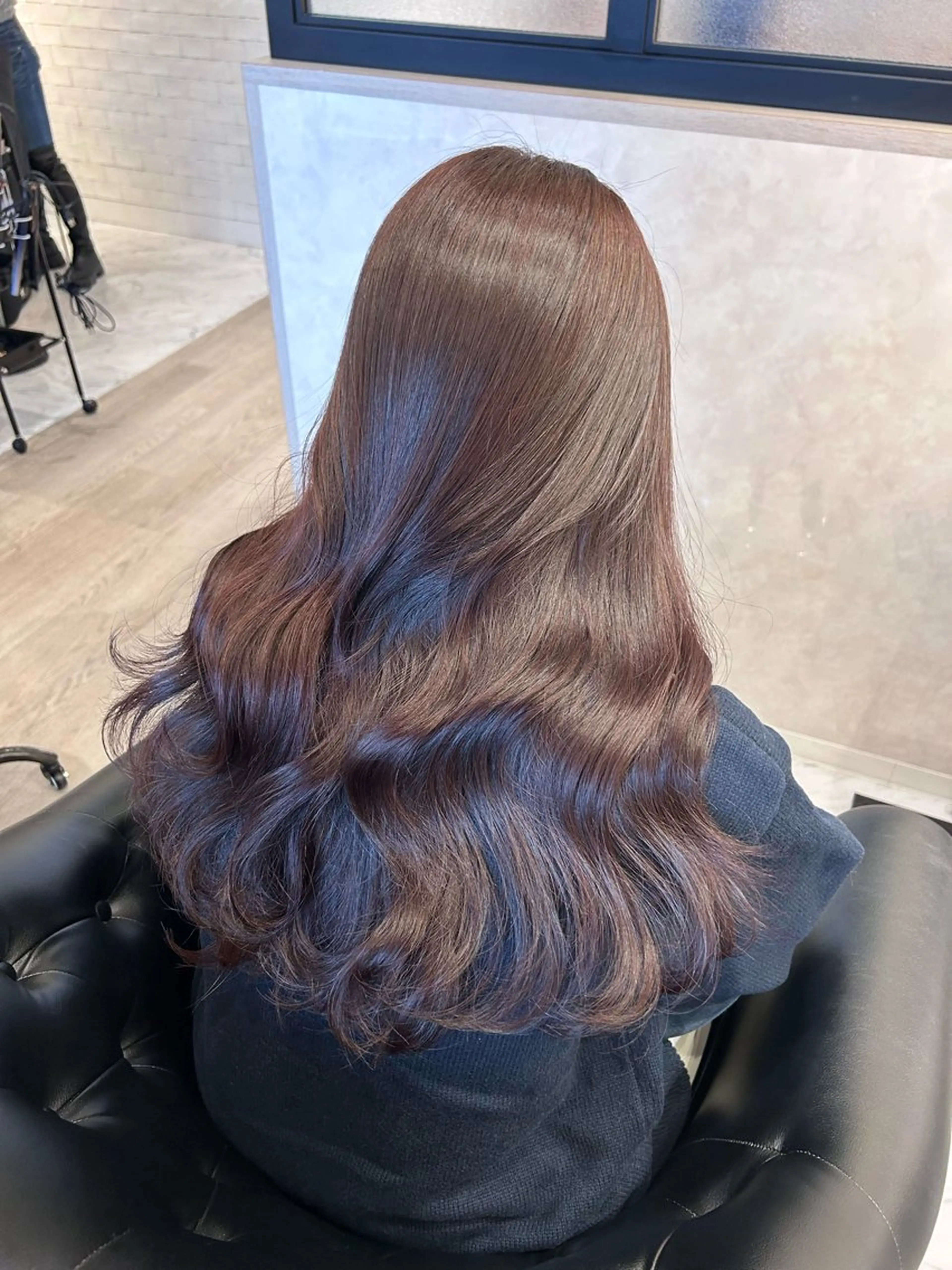 【髪質改善お試しクーポン💕】髪質改善トリートメント＋コラーゲンカラー＋小顔カットの写真