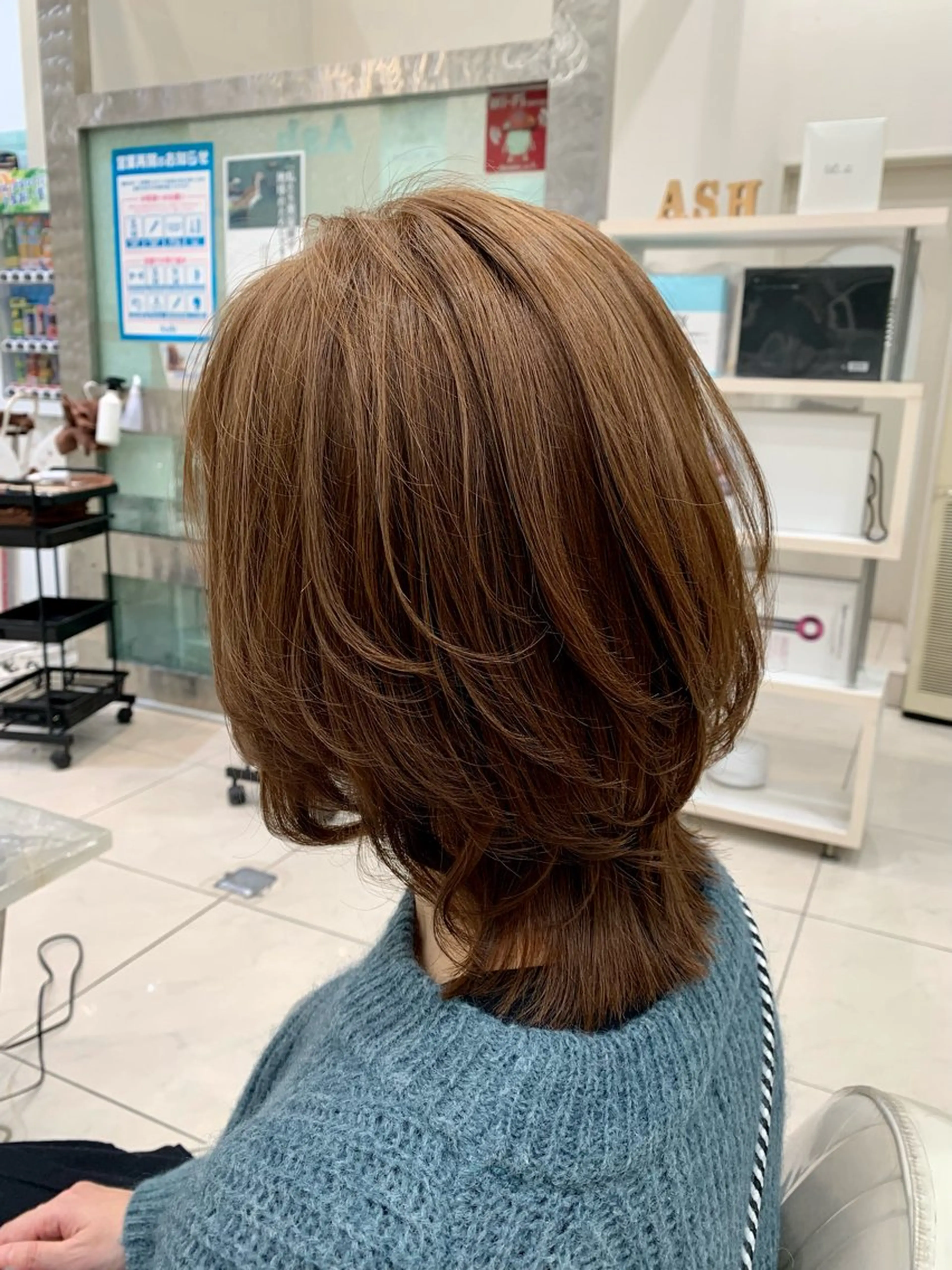 ミディアム ウルフカット 店舗代表　佐藤 幸平のヘアスタイル