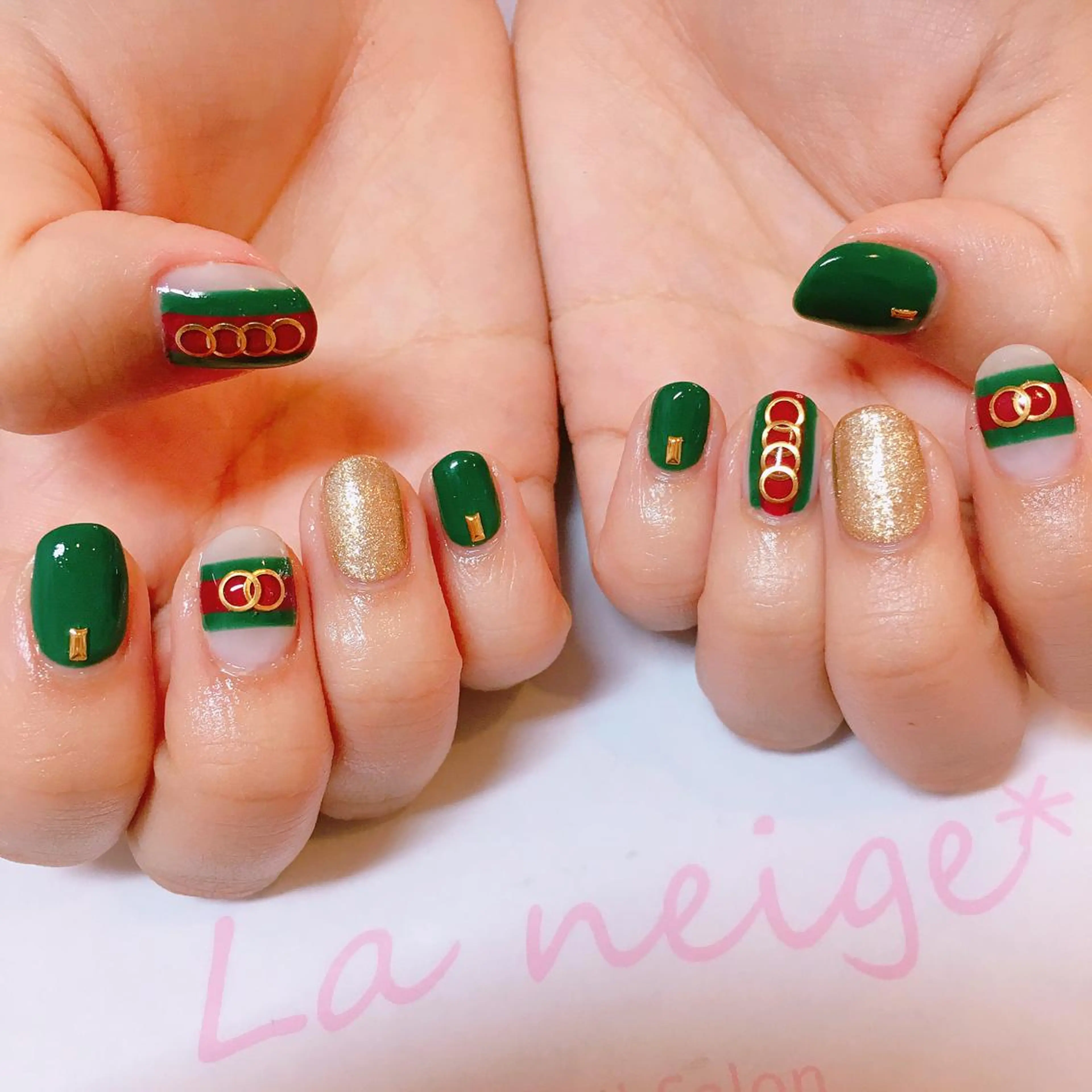 ネイル La neige* yuki 🥯🍑のネイルデザイン