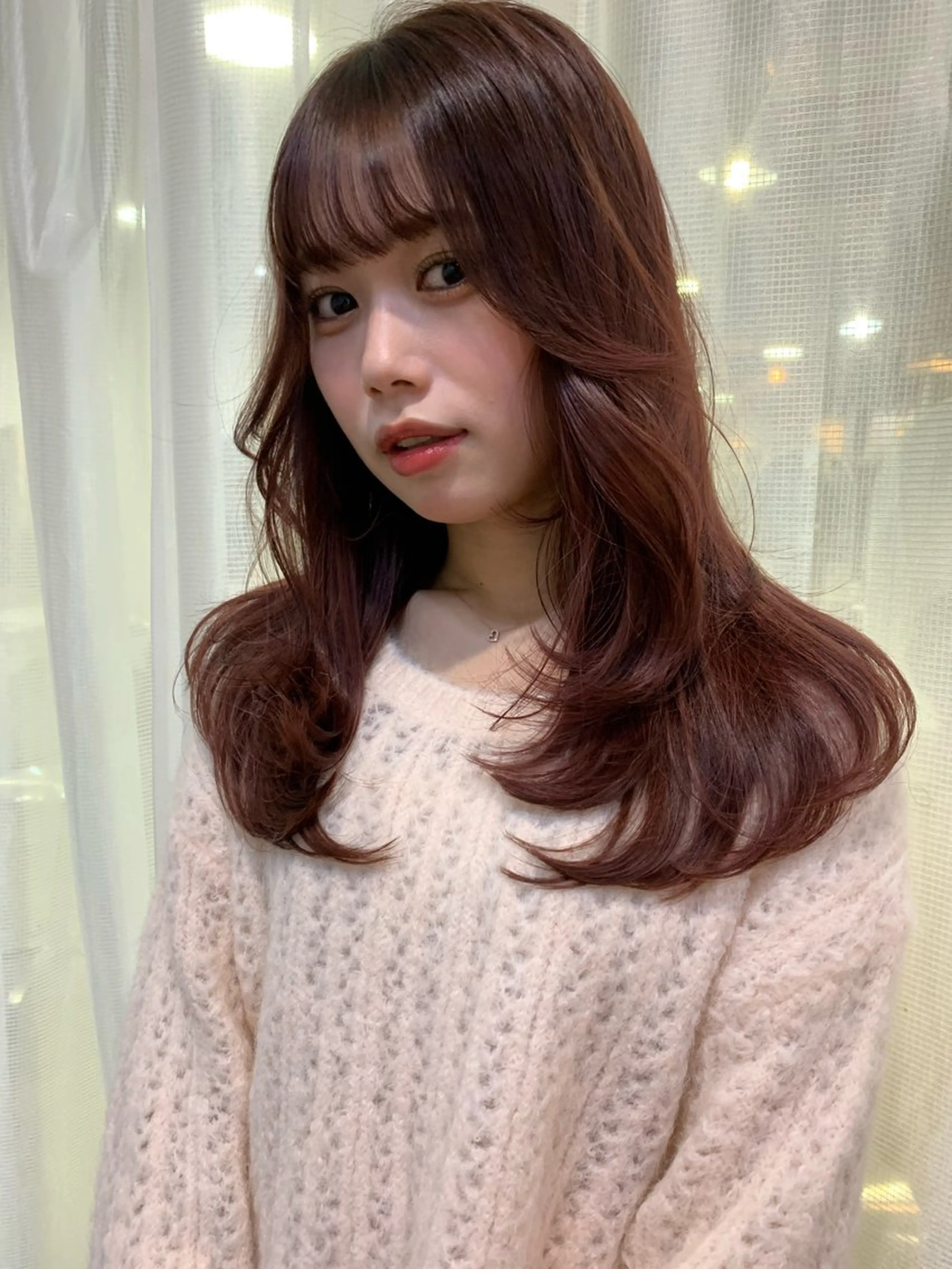 セミロング カラー カット ヘアカラー トリートメント Pia/KIRIA /福岡美容室のヘアスタイル