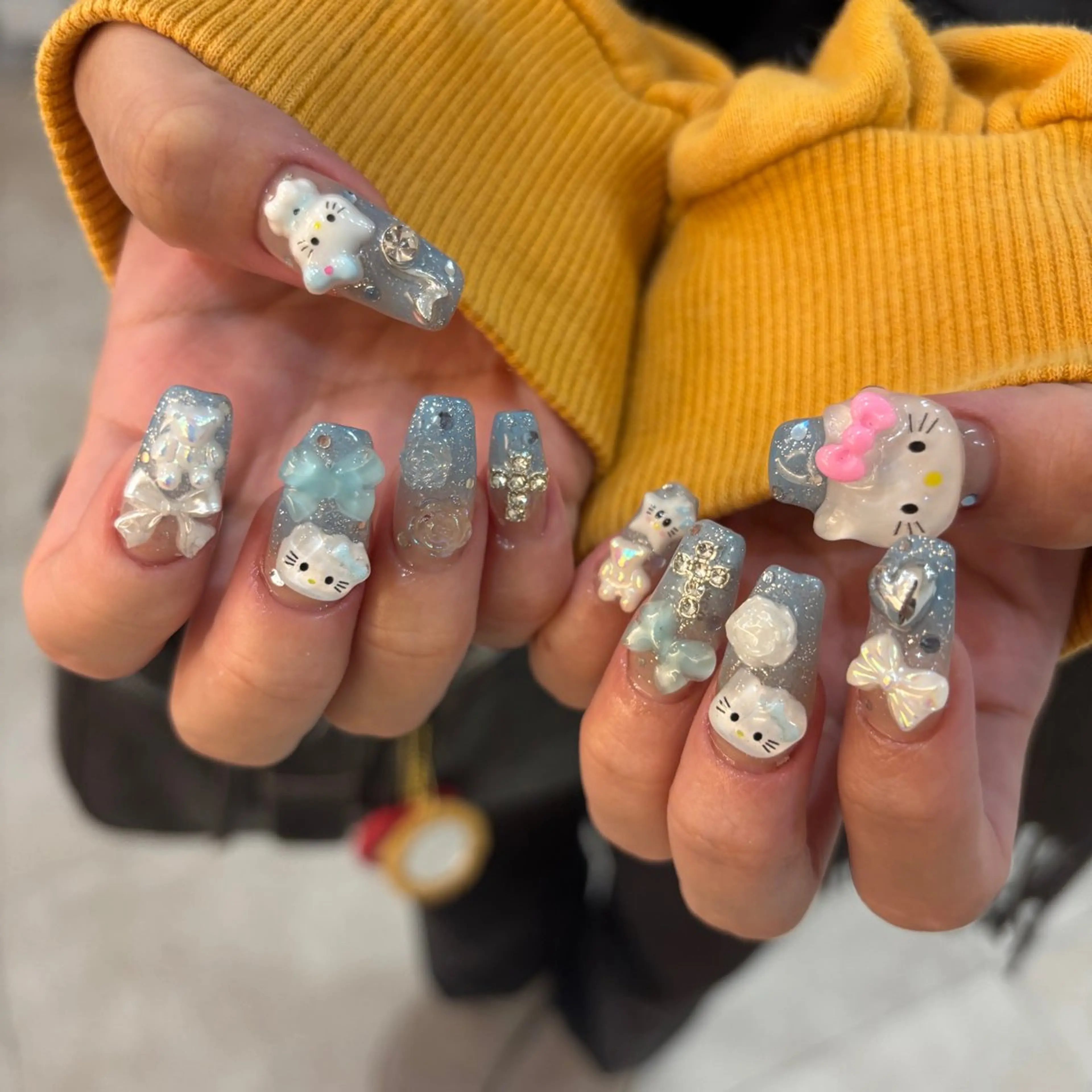 ネイル ハンドネイル フットネイル ゆびノさき茨木店 ニュアンス/アートのネイルデザイン