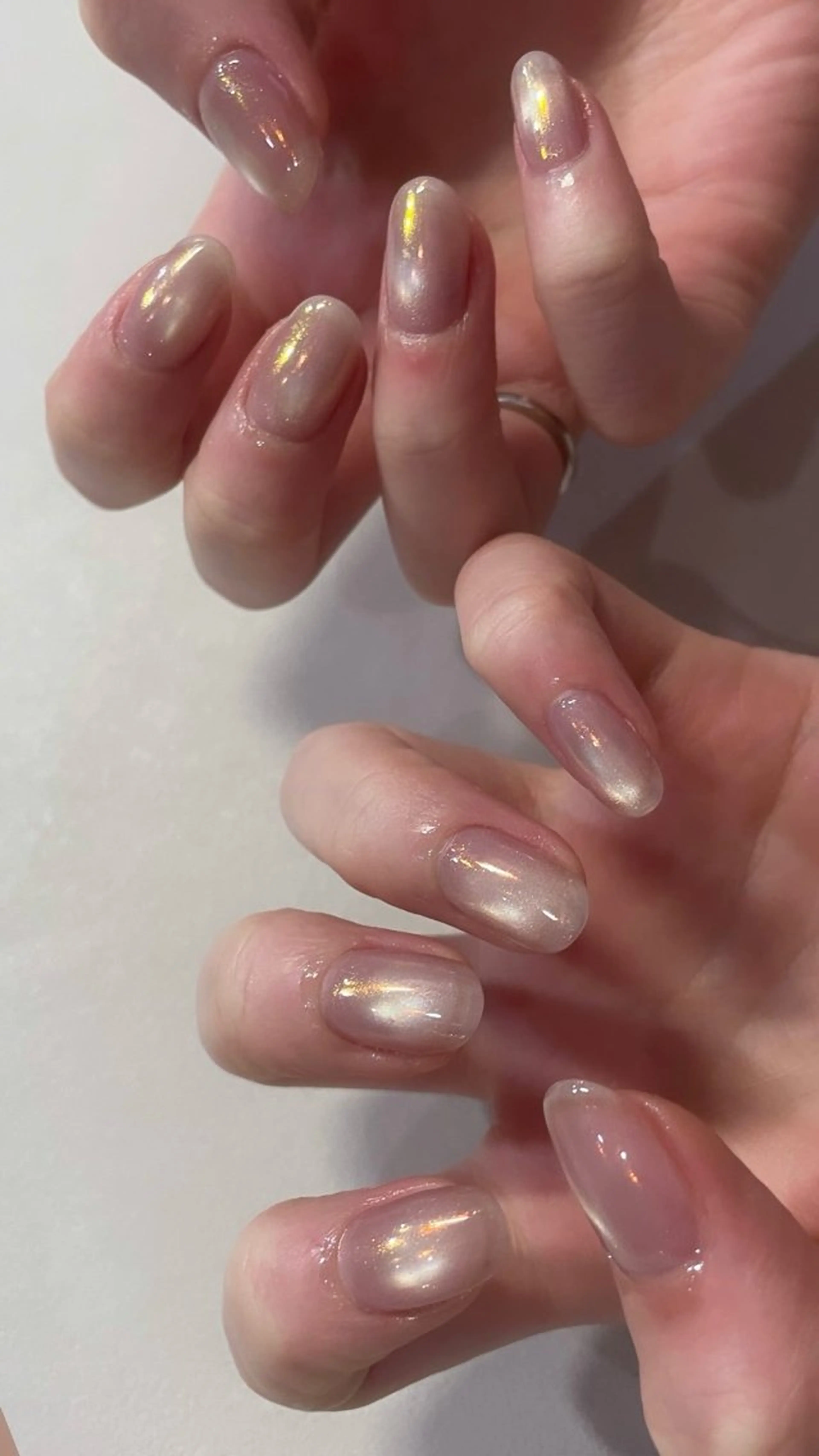 ネイル マグネットネイル ミラーネイル Lily nail 大濠店所属・Lily 石井🐈‍⬛…*♪のネイルデザイン