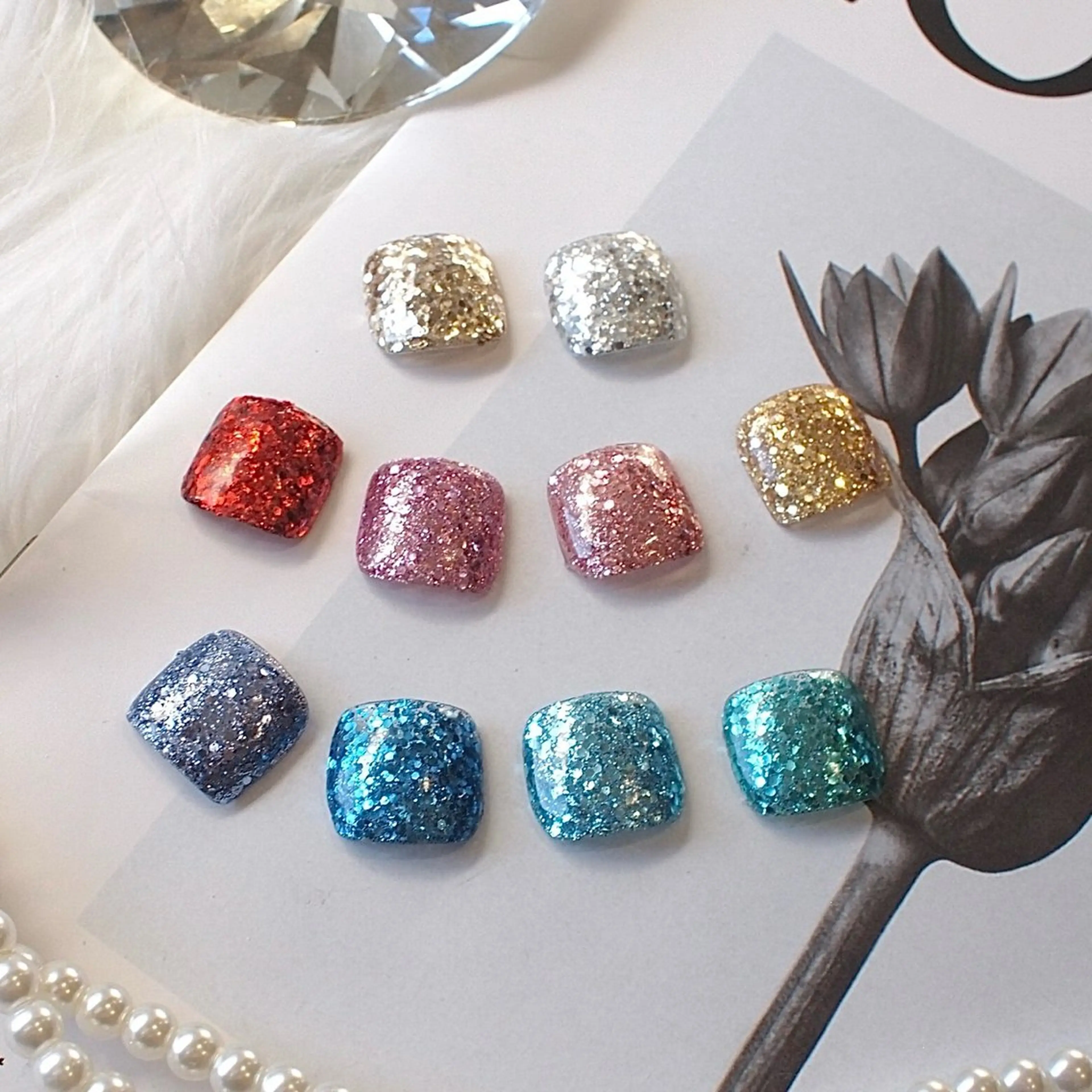 フットラメワンカラーの写真