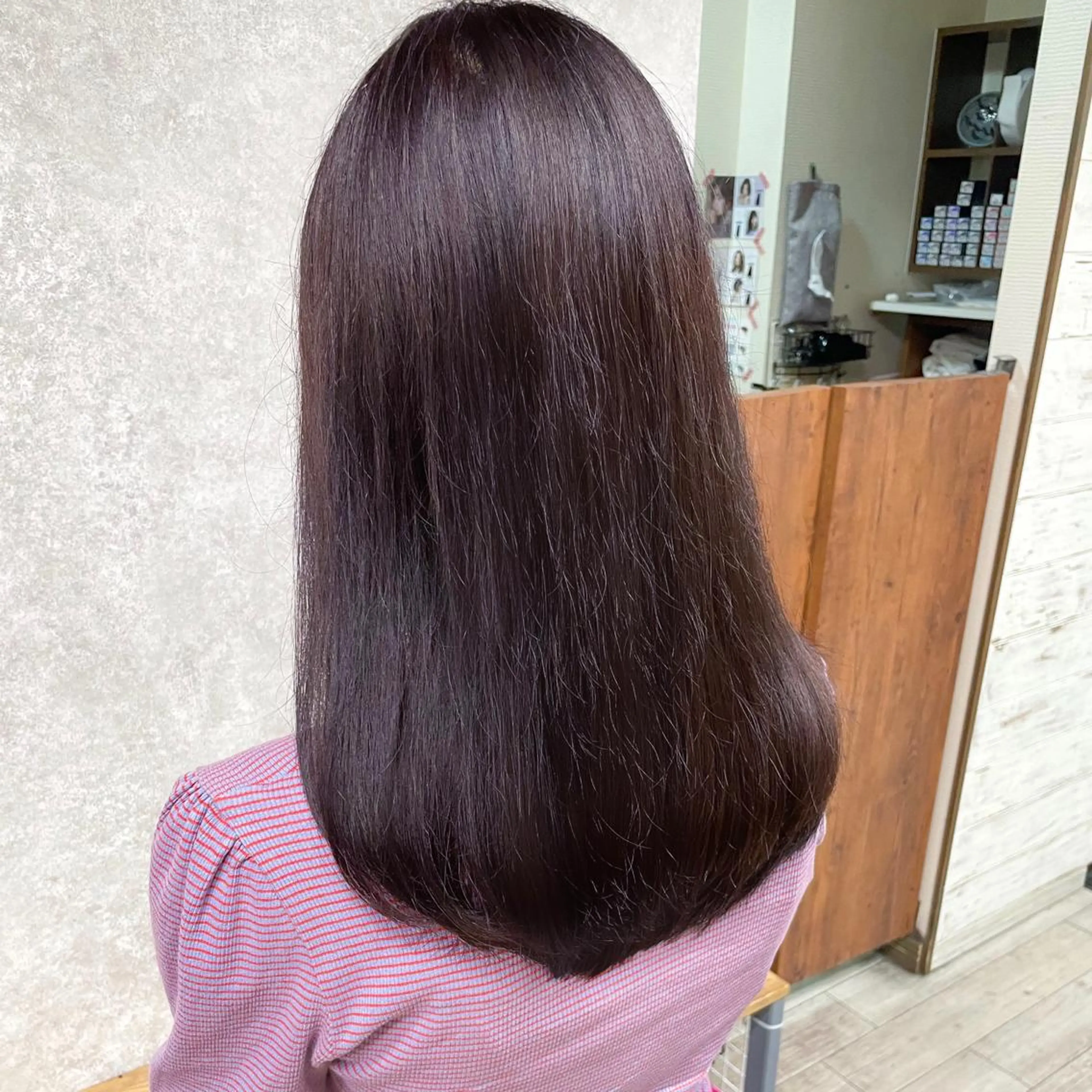 セミロング カラー カット ヘアカラー 高橋 みく/ minim 暖色のヘアスタイル