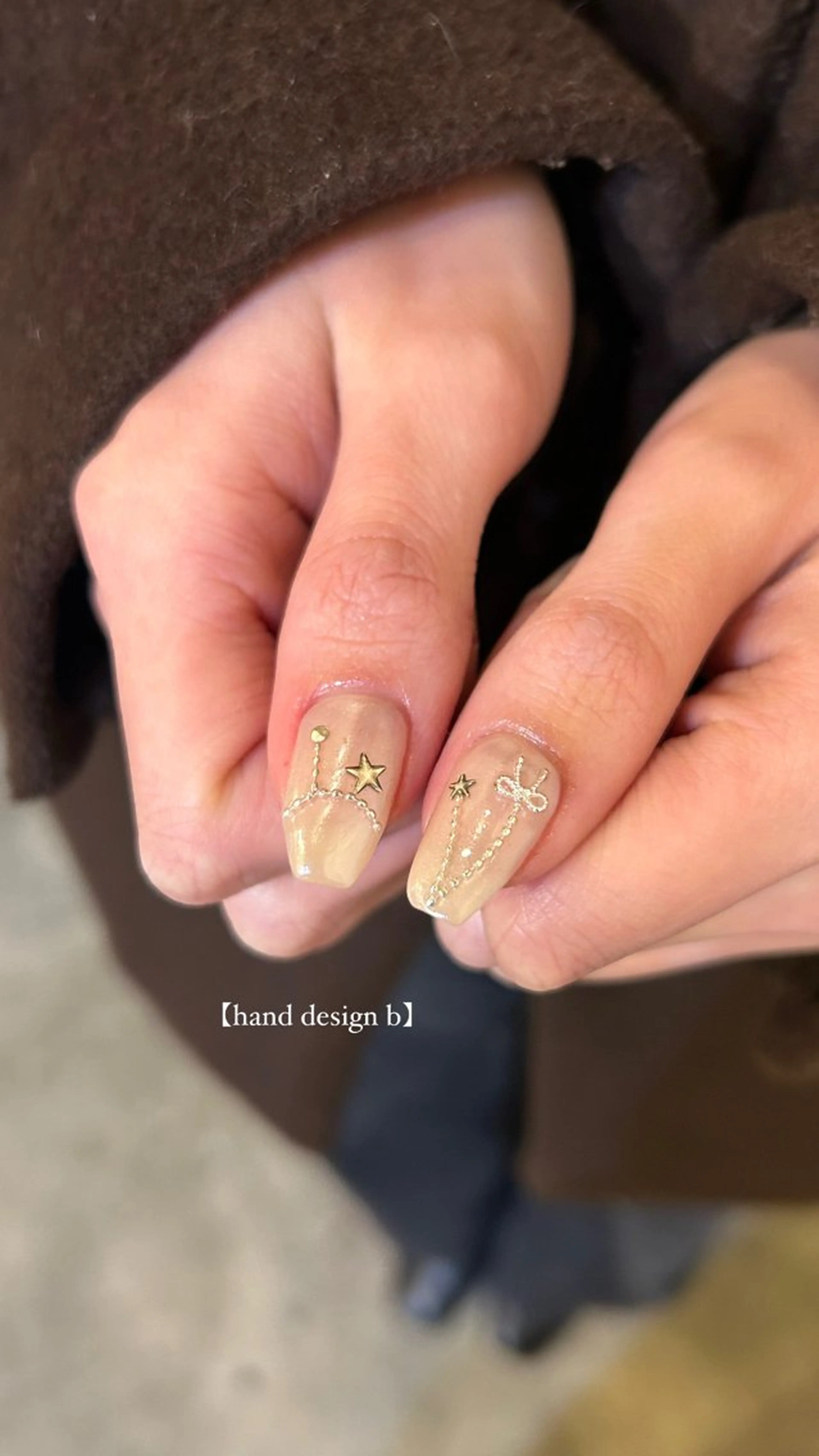 ネイル 持ち込み リボン Yumi 広尾|恵比寿ネイルのネイルデザイン