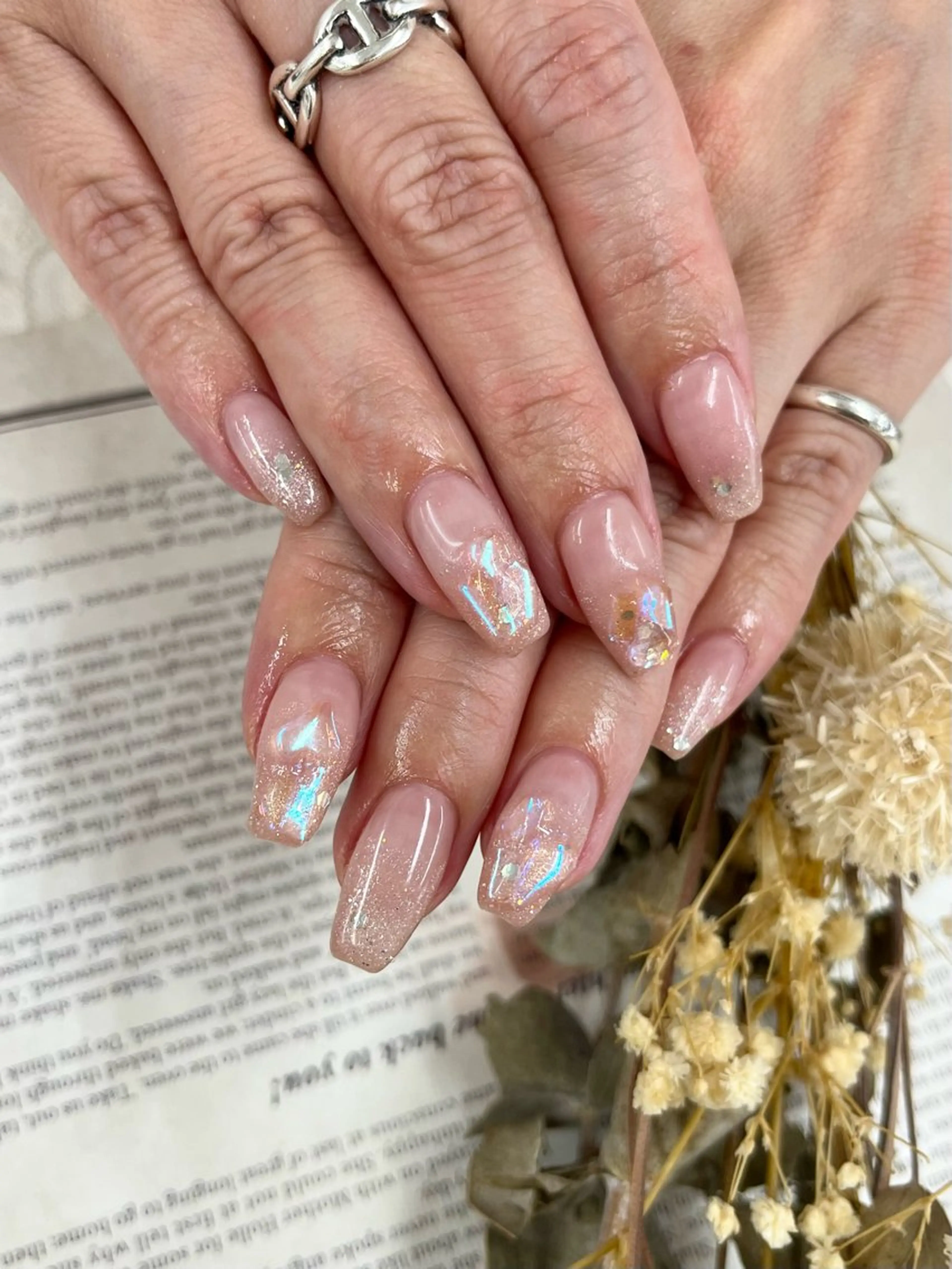 ネイル ストーンネイル ハンドネイル Basic町田本店 Suzunaのネイルデザイン