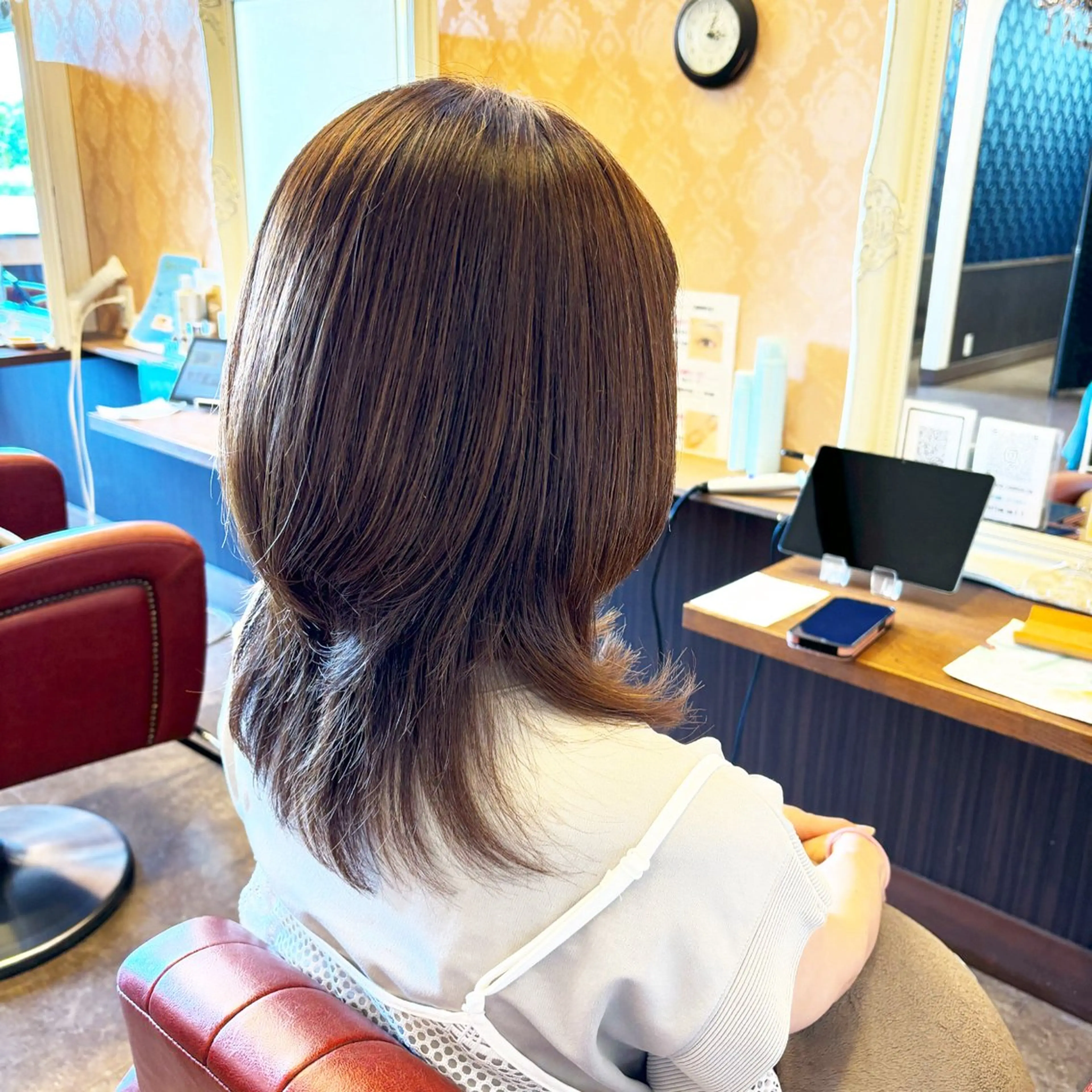 ミディアム カラー カット ヘアカラー トリートメント Pixie Bob 🐈‍⬛　位田のヘアスタイル