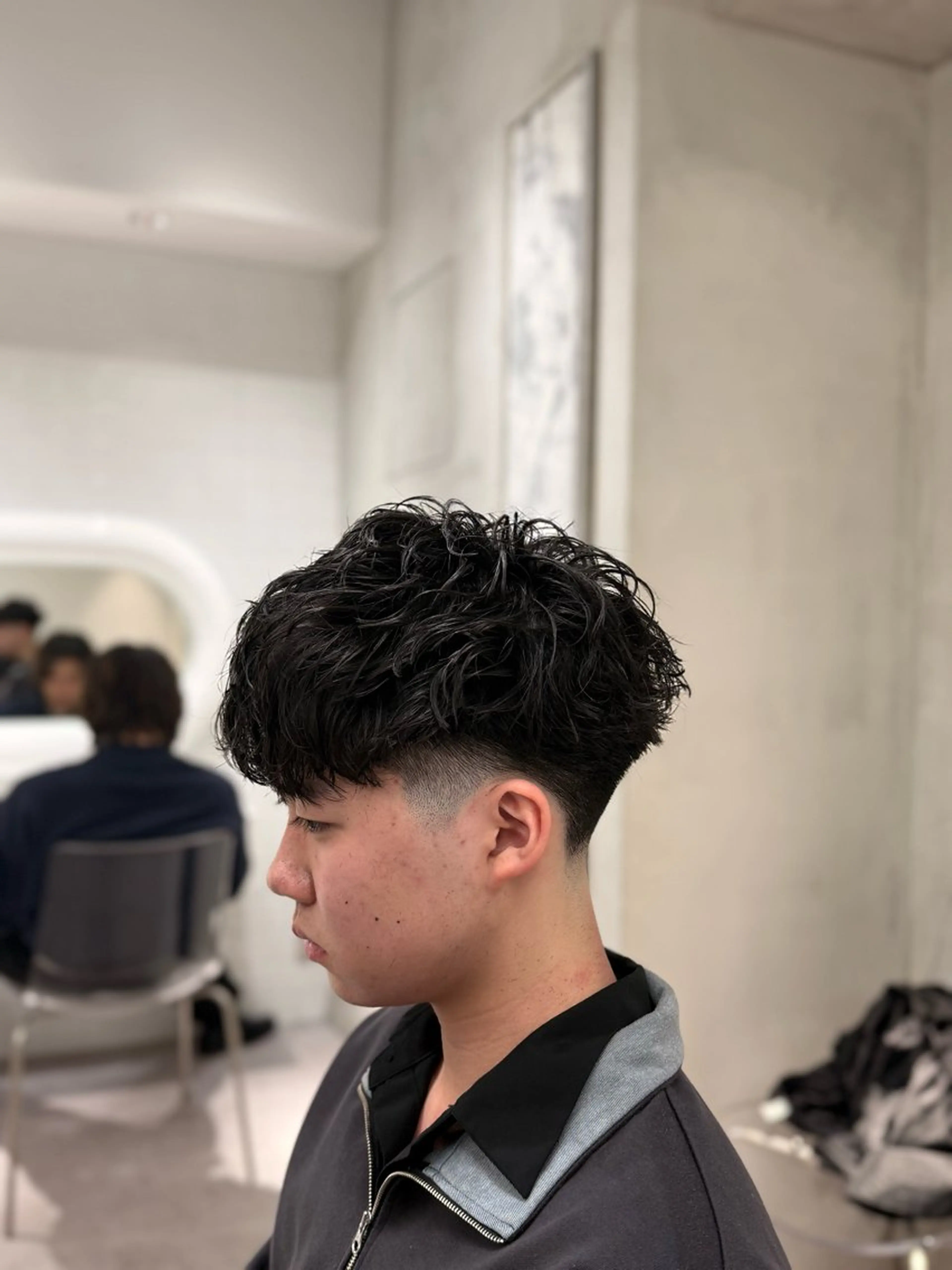ショート パーマ メンズ メンズパーマ カット パーマ トリートメント MEN’S SALON HAVANA所属・渋谷/メンズパーマ /スパイキー/千尋のヘアスタイル