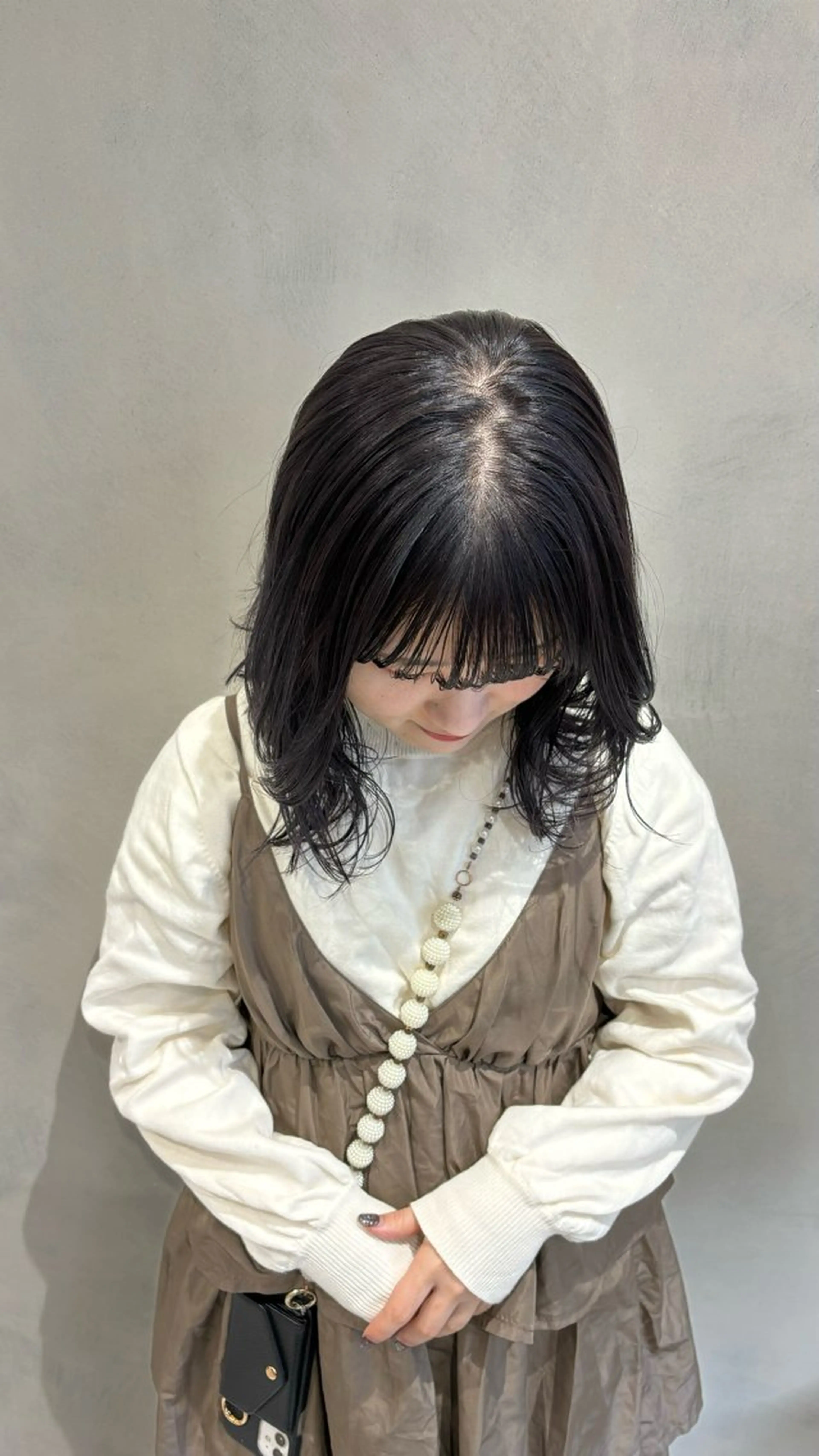 ミディアム ボブカット/ 天王寺美容室/ホノカのヘアスタイル