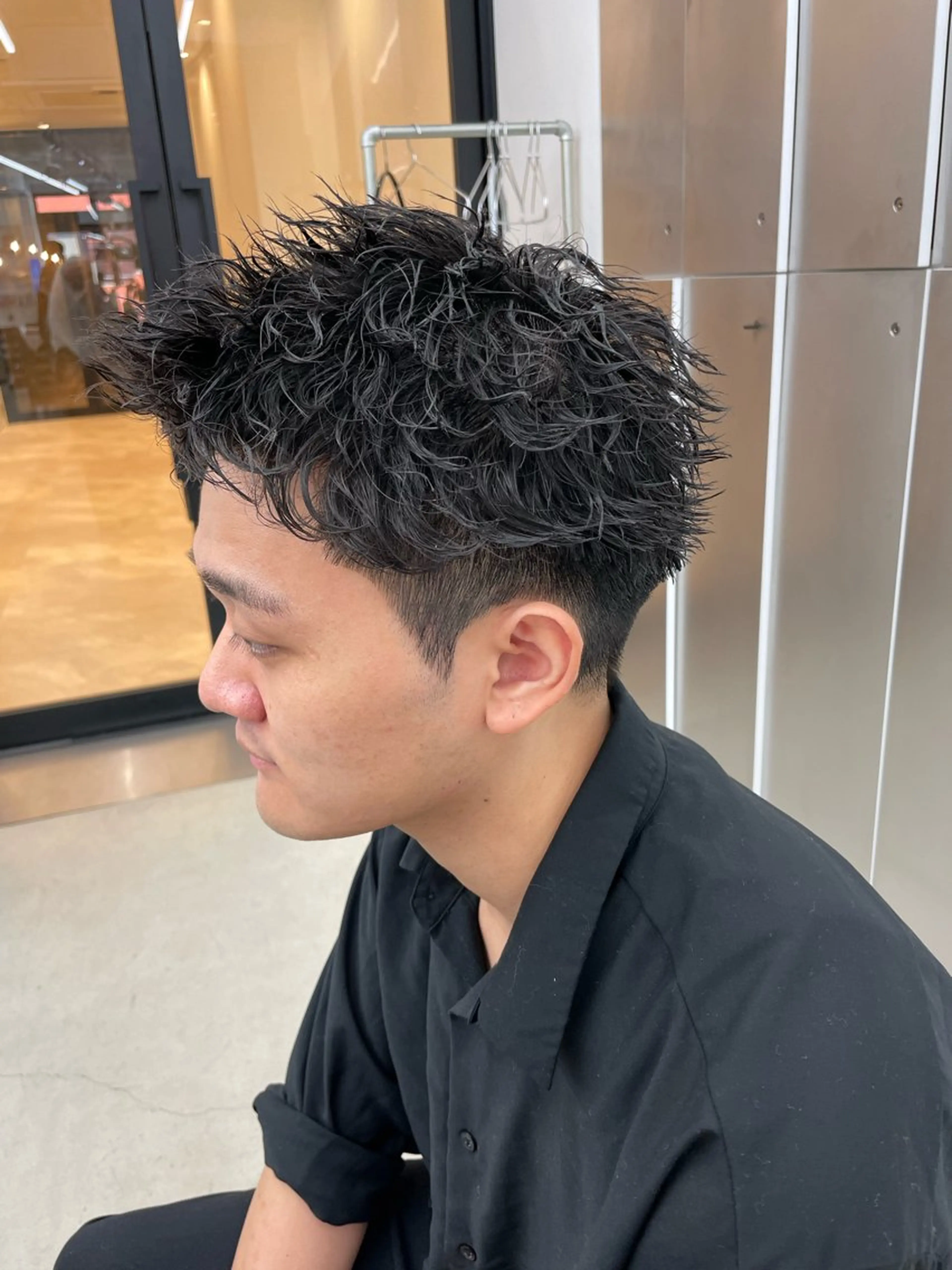 ショート カラー パーマ ヘアアレンジ メンズ カット パーマ トリートメント ヘアセット 亀井隆汰/メンズ専門 パーマ特化美容師のヘアスタイル