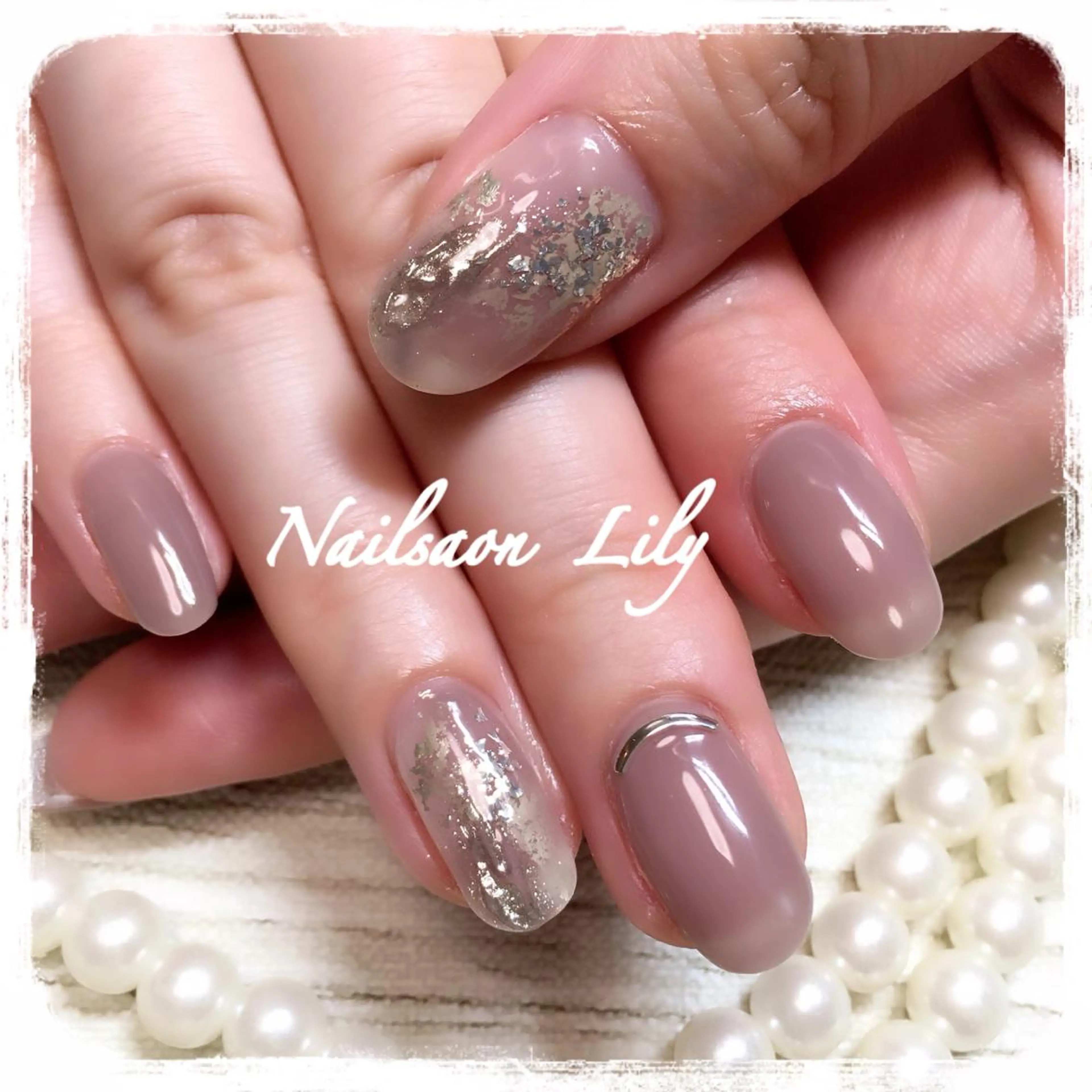 ネイル ニュアンスネイル ハンドネイル Nailsalon Lilyのネイルデザイン