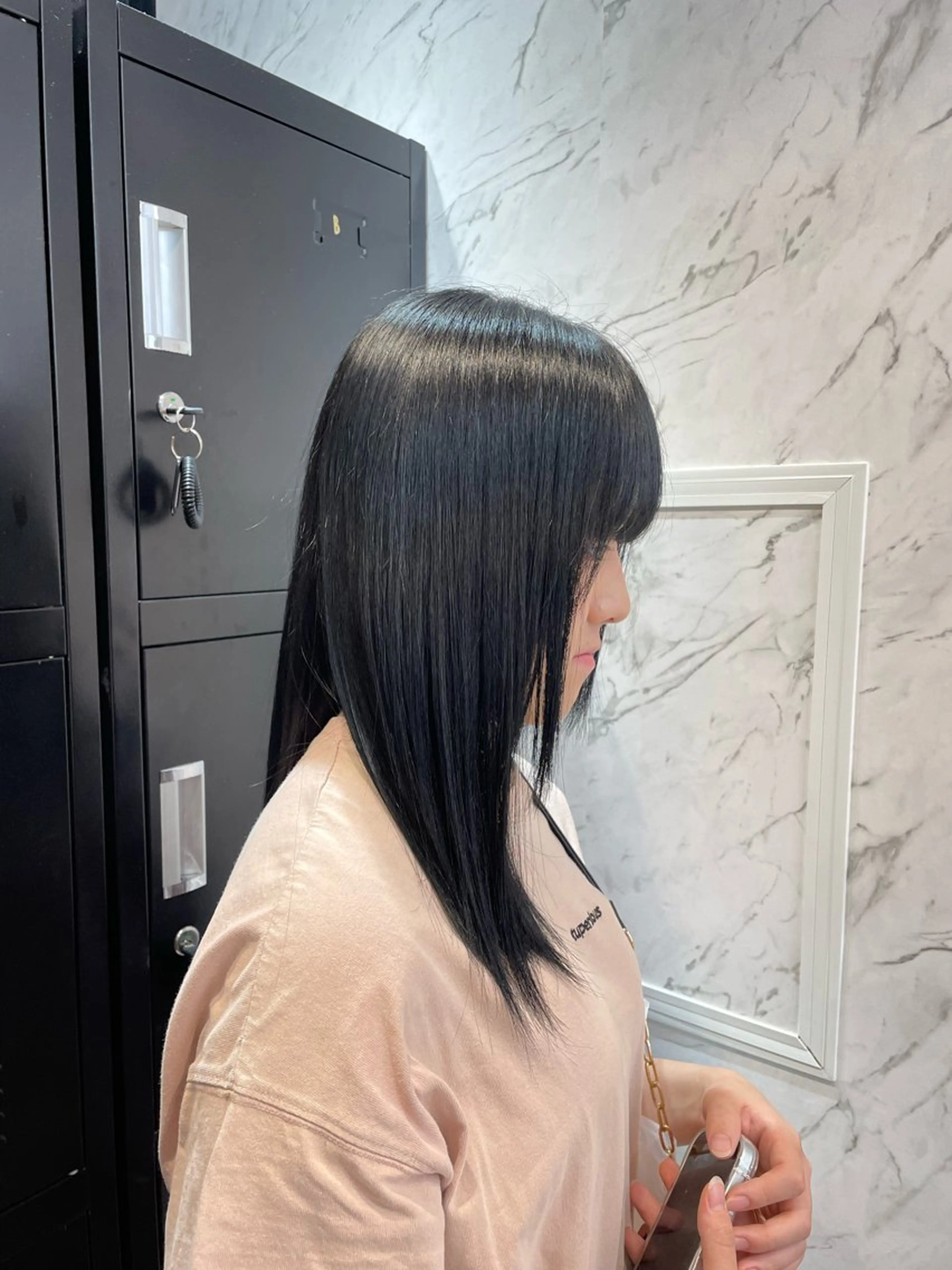 ロング カラー 学生 ヘアカラー hair salon dot. mooda 韓国風サロン 町田店所属・韓国風ヘア🎀🩶 /♡𝓝𝓸𝓪♡のヘアスタイル