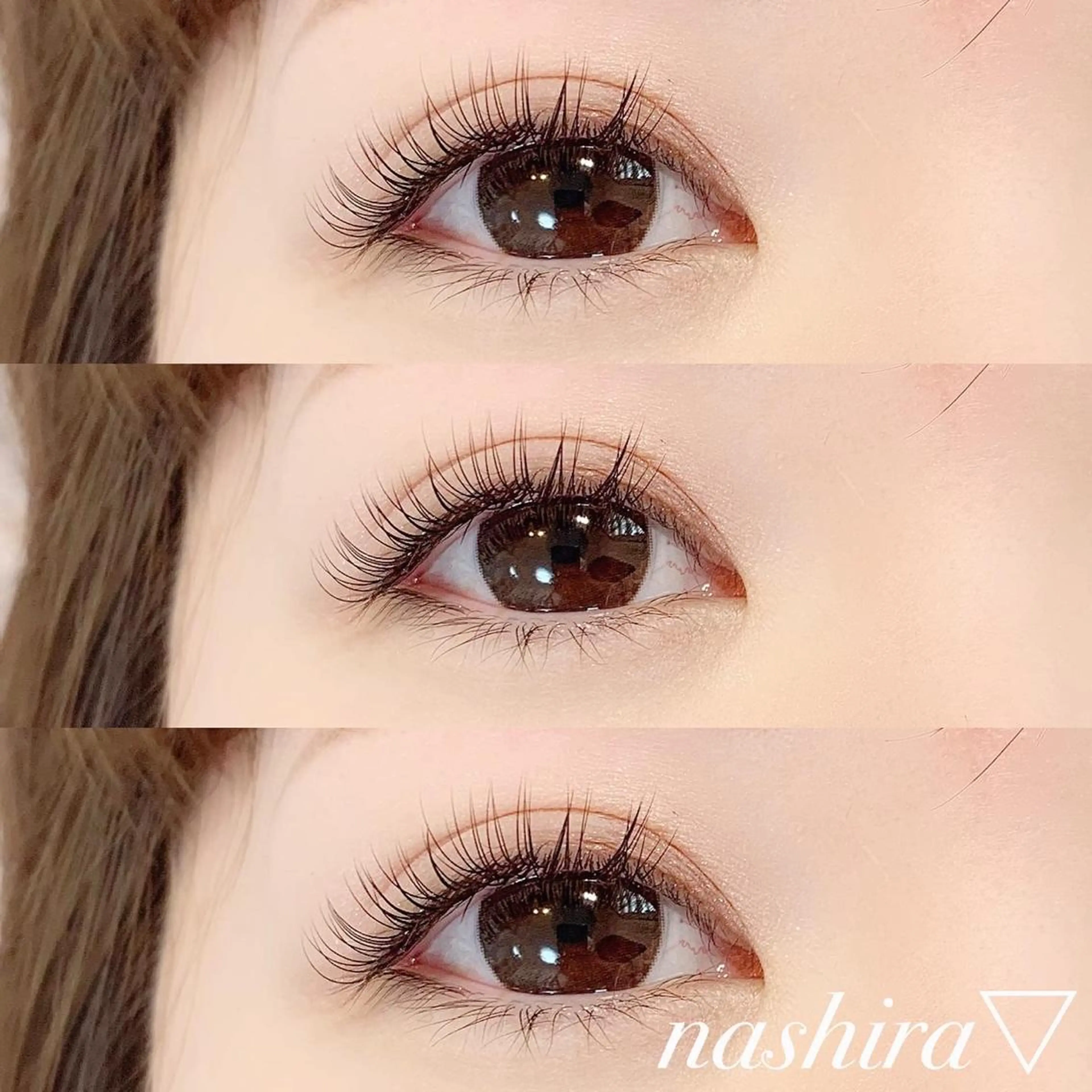 マツエク・マツパ Dカール マツエク nashira -ナシラ- 恵比寿のマツエク・マツパデザイン