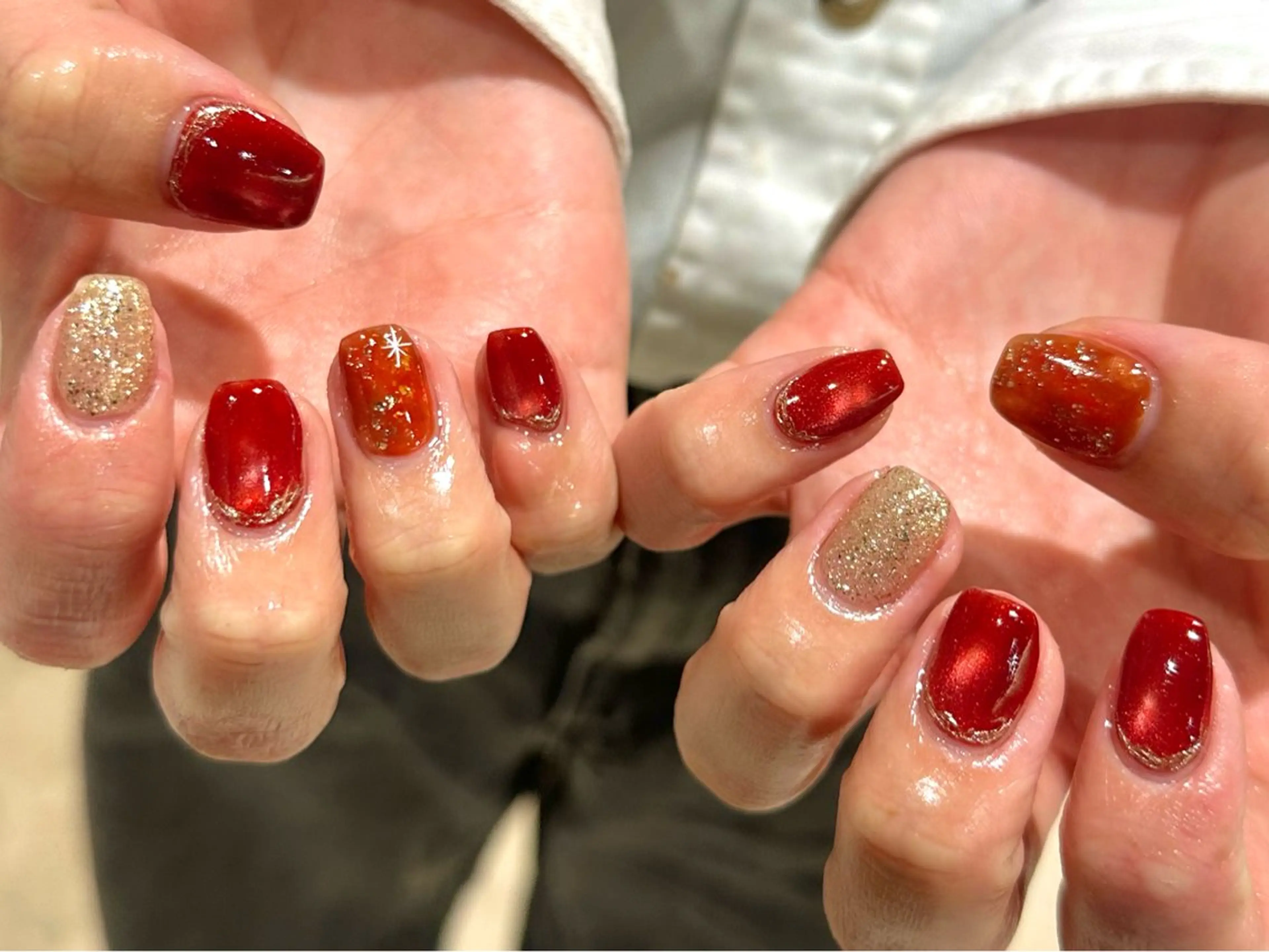 【メンズネイル】パラジェル☆メンズデザイン/オフ込みの写真